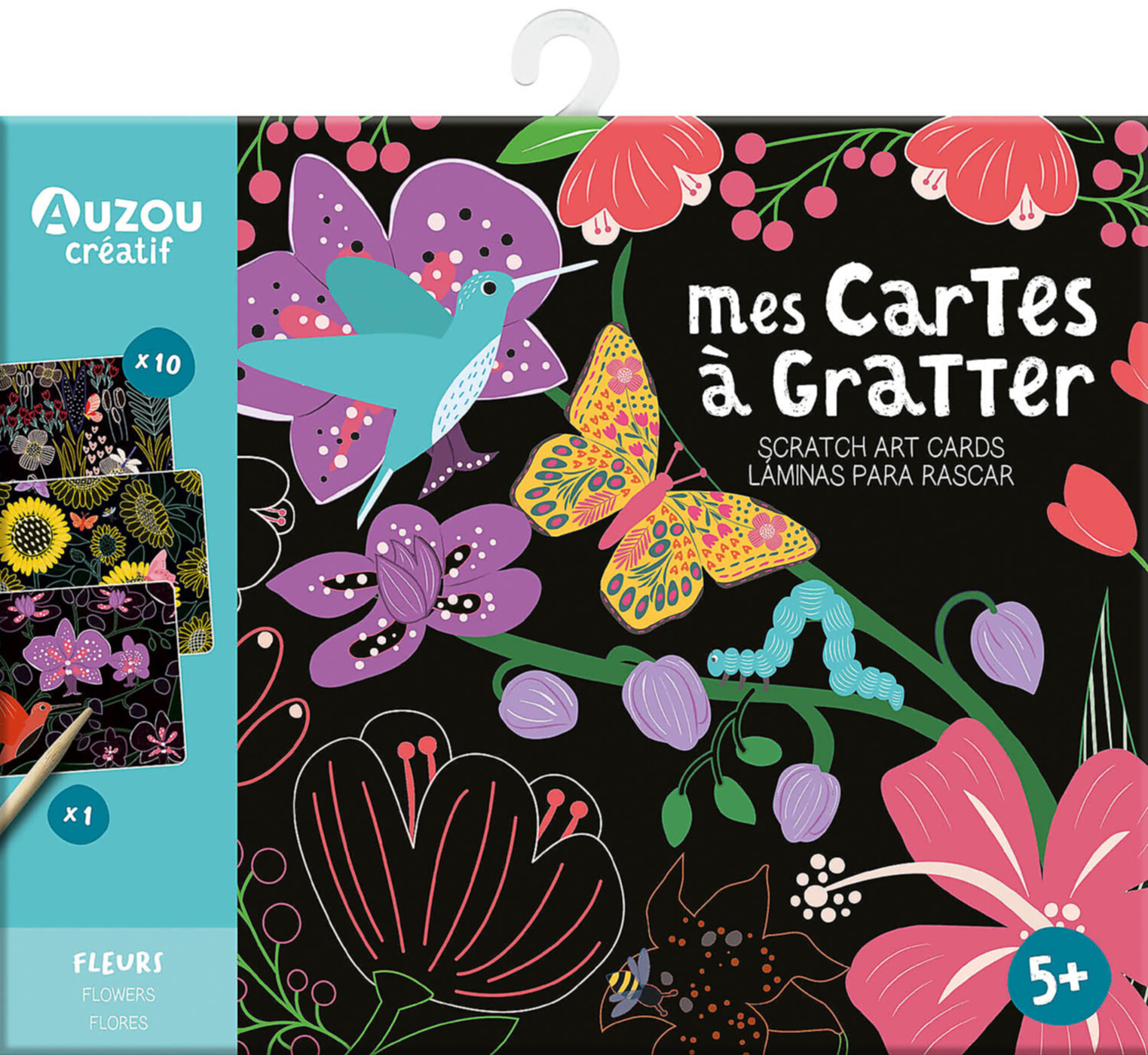 Ma Pochette D'artiste - Mes Cartes A Gratter Fleurs Ma Pochette D'artiste - Mes Cartes A Gratter Fleurs