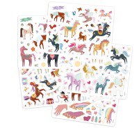 Ma Pochette D'artiste - Autocollants Licornes Et Chevaux Ma Pochette D'artiste - Autocollants Licornes Et Chevaux