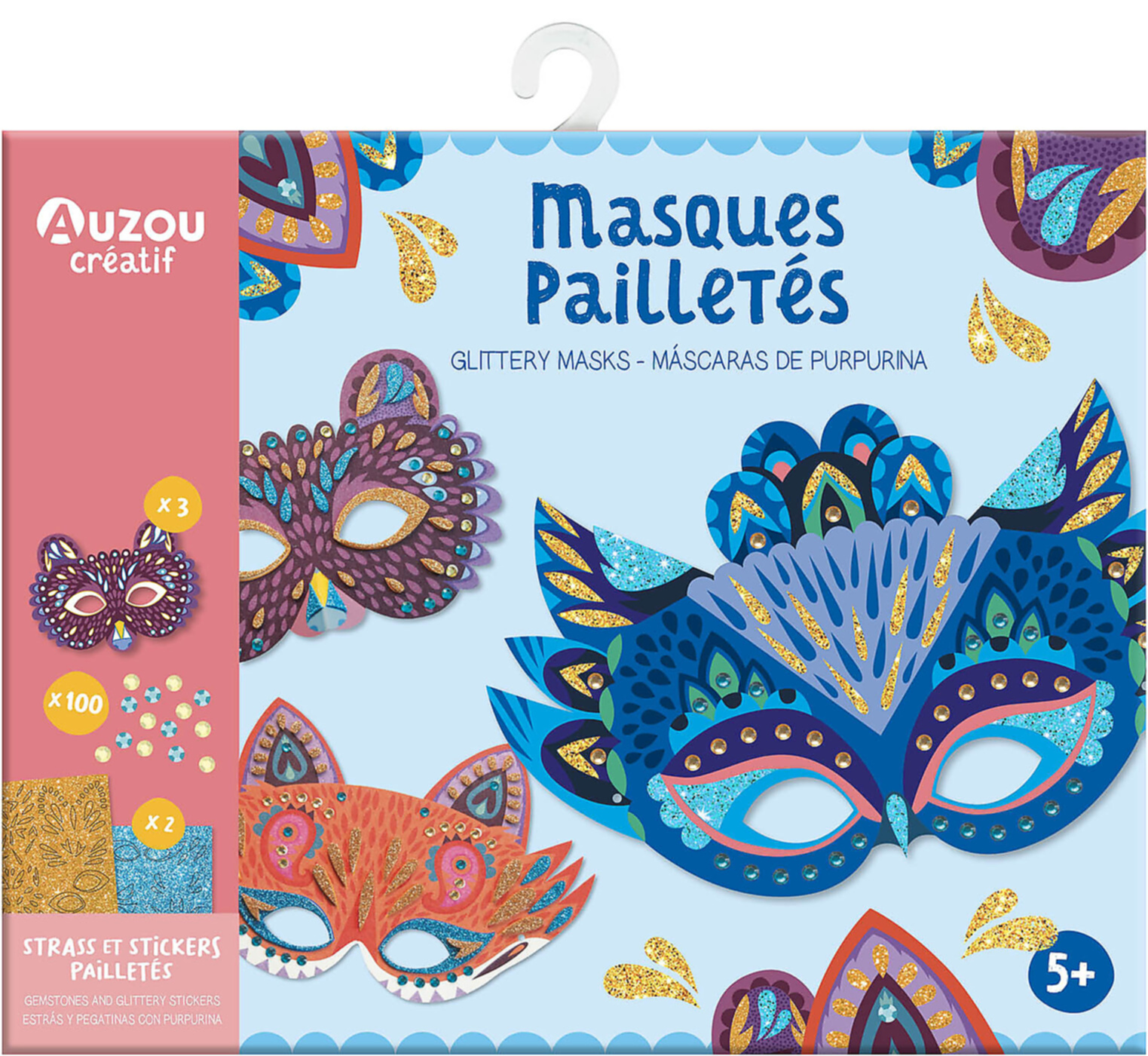 Ma Pochette D'artiste - Masques Pailletés Ma Pochette D'artiste - Masques Pailletés