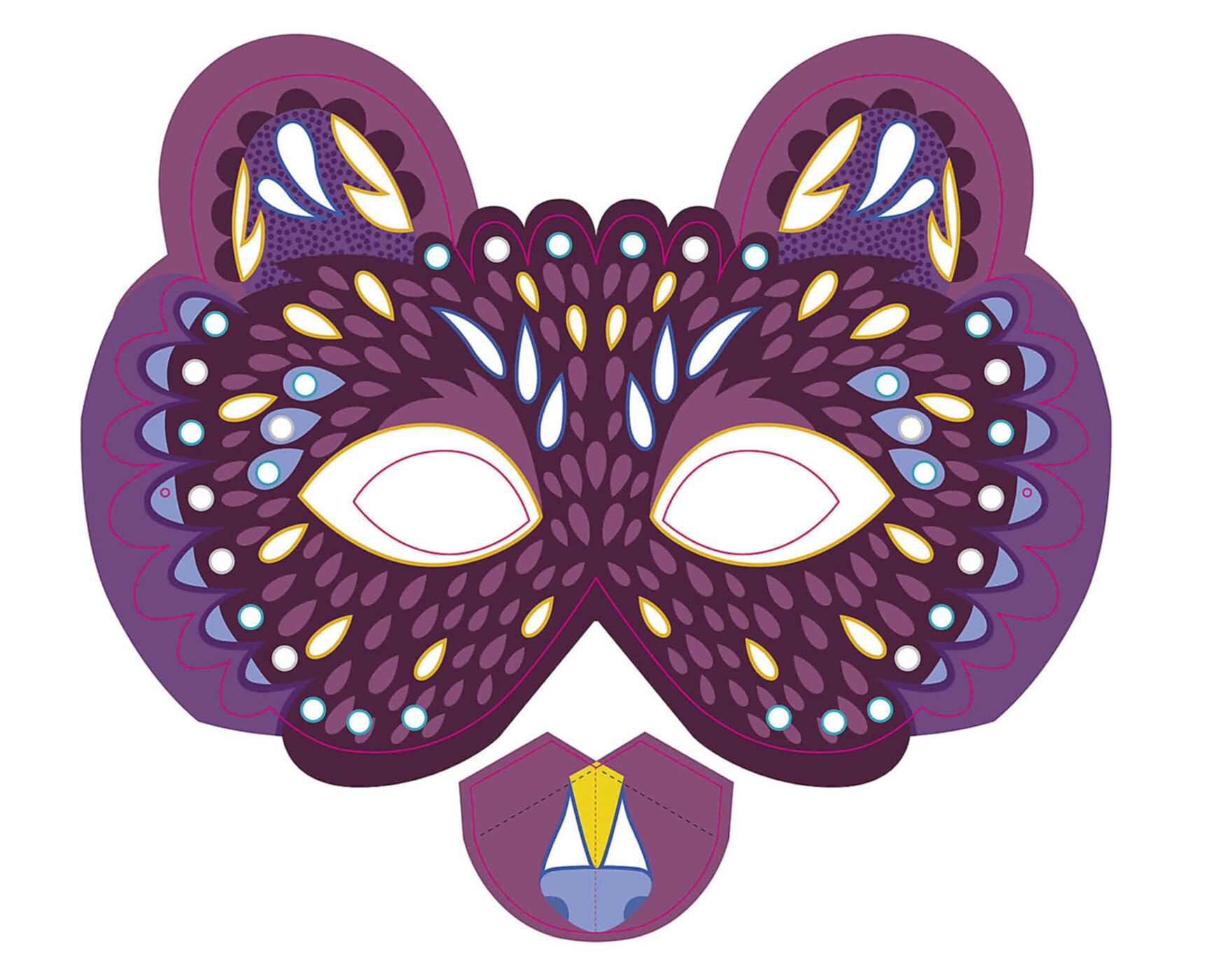 Ma Pochette D'artiste - Masques Pailletés Ma Pochette D'artiste - Masques Pailletés