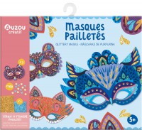 Ma pochette d'artiste - Masques pailletés