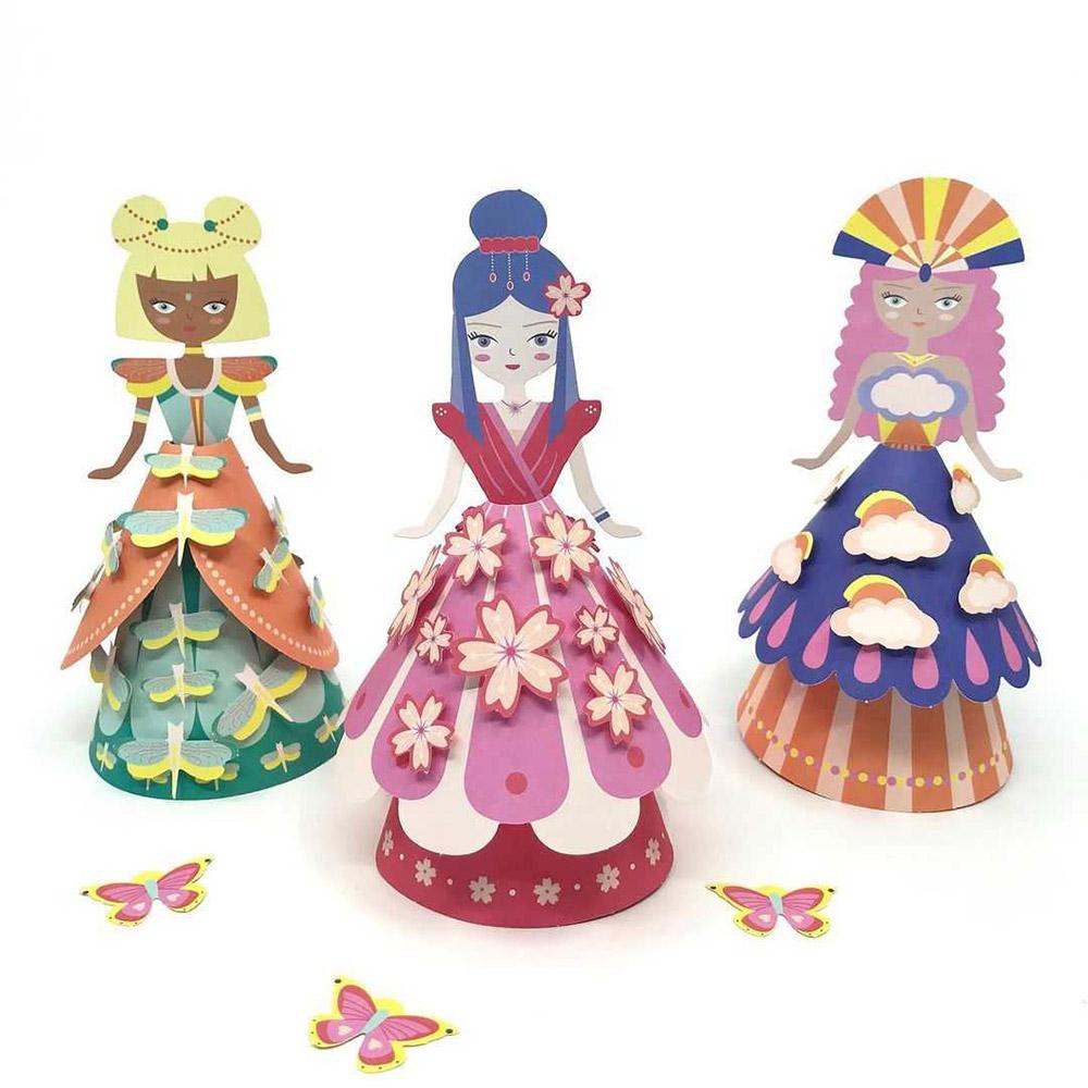 Mon Coffret D'artiste - Princesses Enchantées En Paper Art Mon Coffret D'artiste - Princesses Enchantées En Paper Art