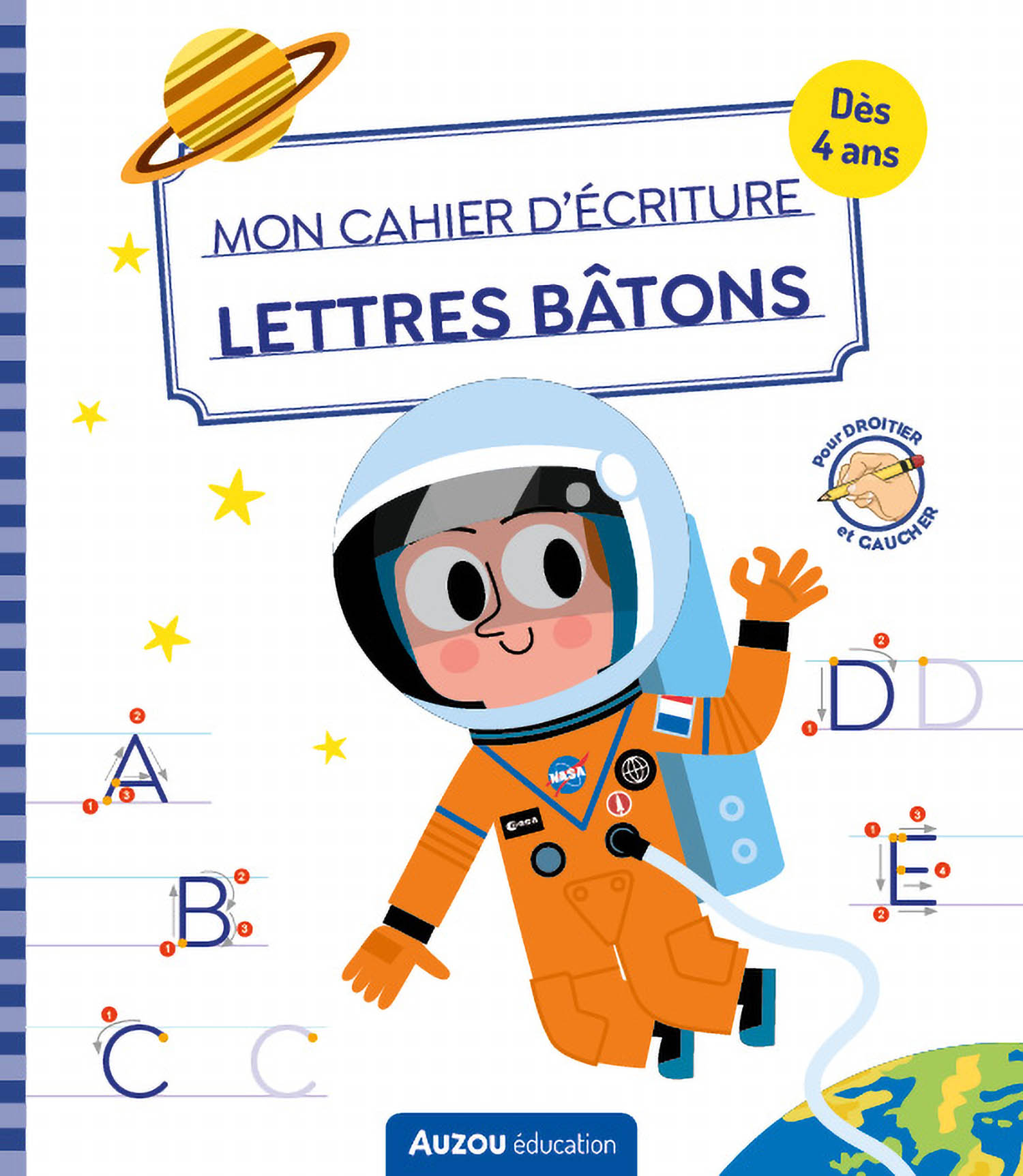 Mon Cahier D'écriture - Lettres Bâtons - Espace Mon Cahier D'écriture - Lettres Bâtons - Espace