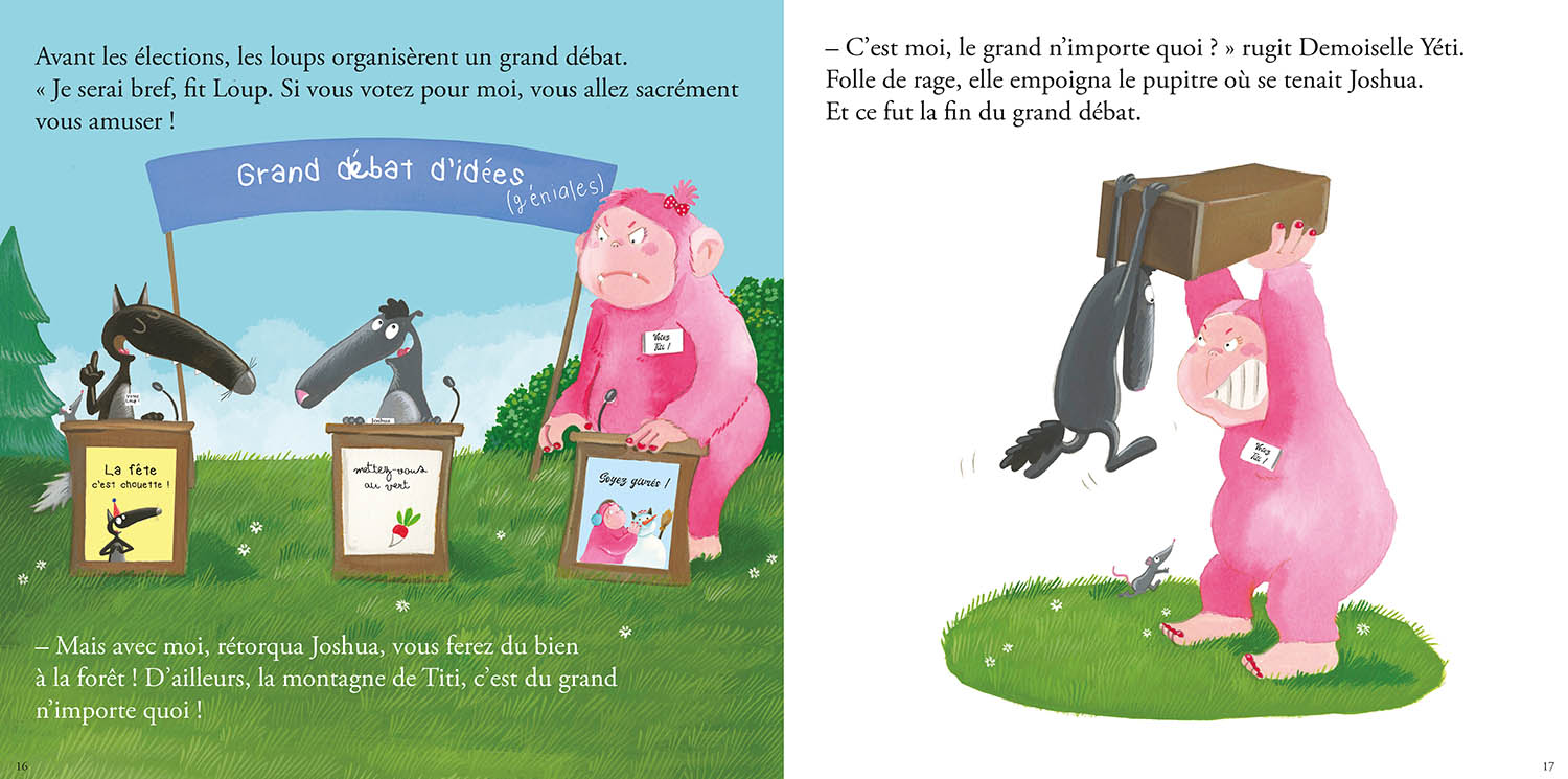 Le Loup Qui Devenait Chef De La Forêt