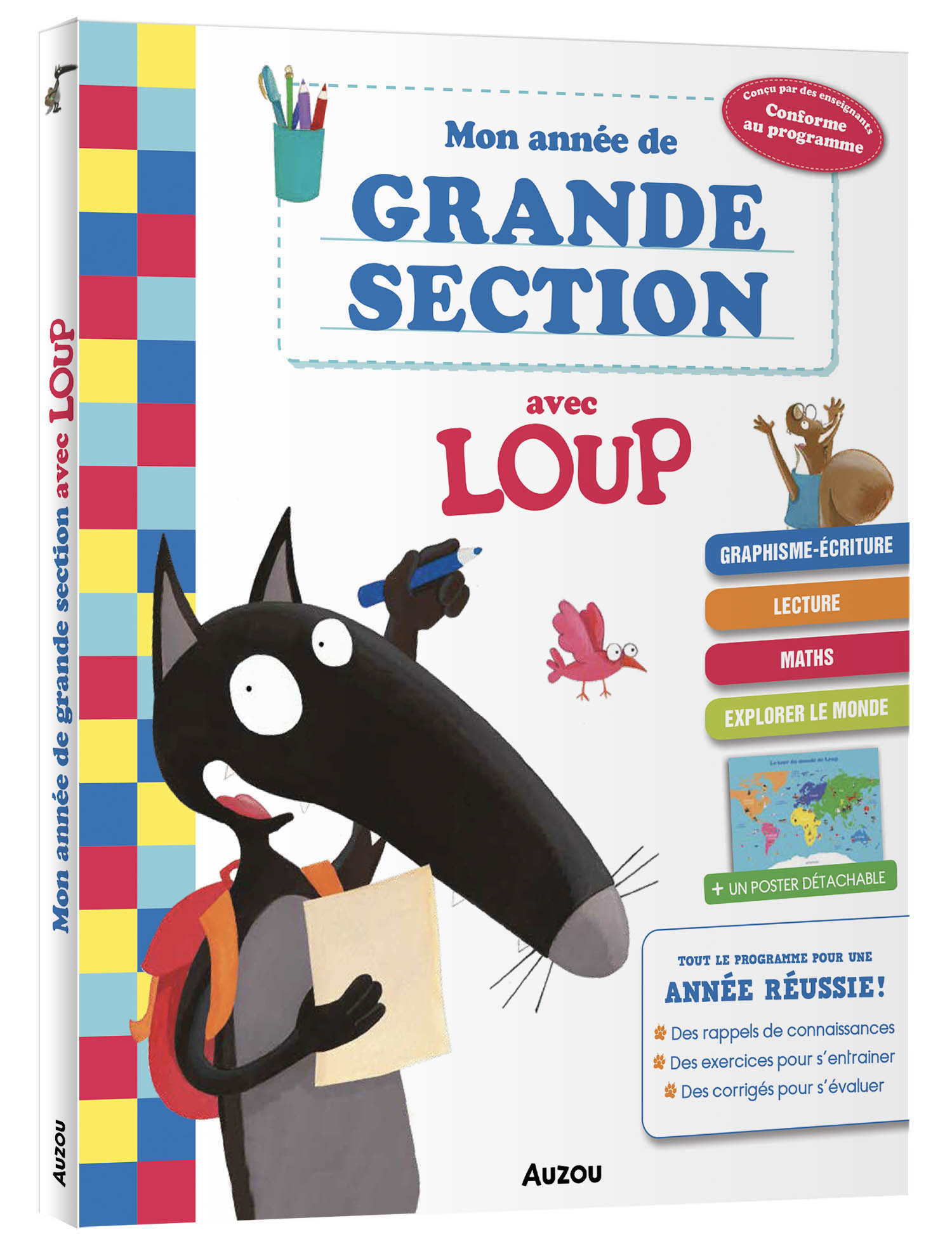 Mon Année De Grande Section Avec Loup - Cahier De Soutien Tout Le Programme