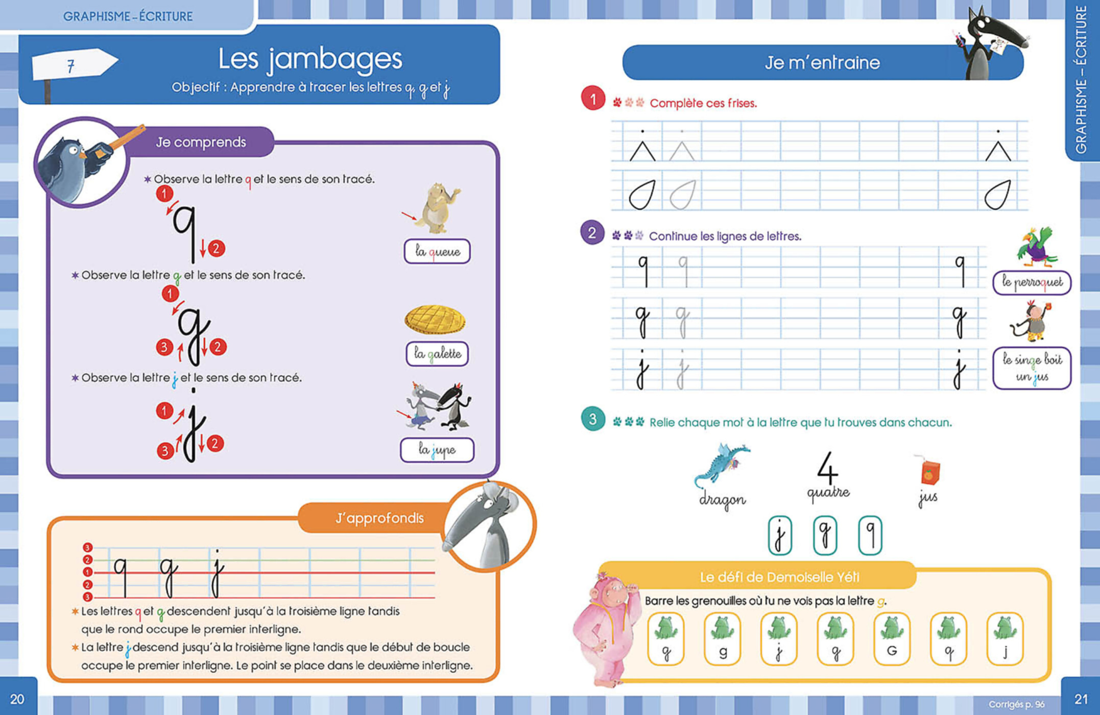Mon Année De Grande Section Avec Loup - Cahier De Soutien Tout Le Programme Mon Année De Grande Section Avec Loup - Cahier De Soutien Tout Le Programme