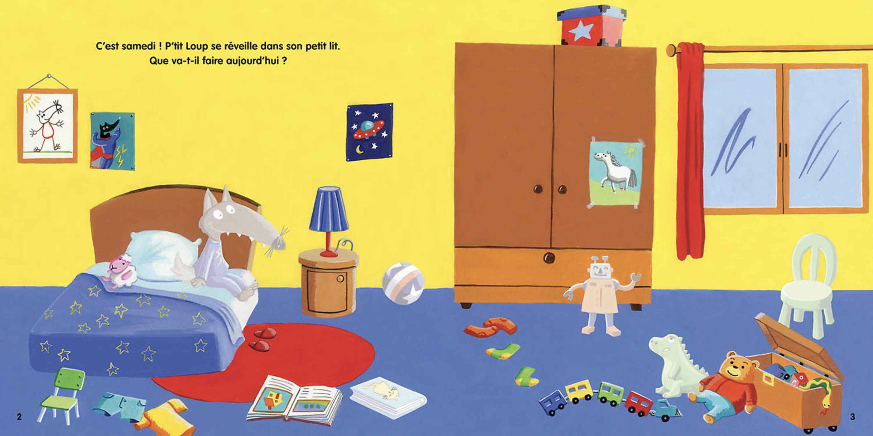 Mon Cahier D'autocollants P'tit Loup - La Journee De P'tit Loup