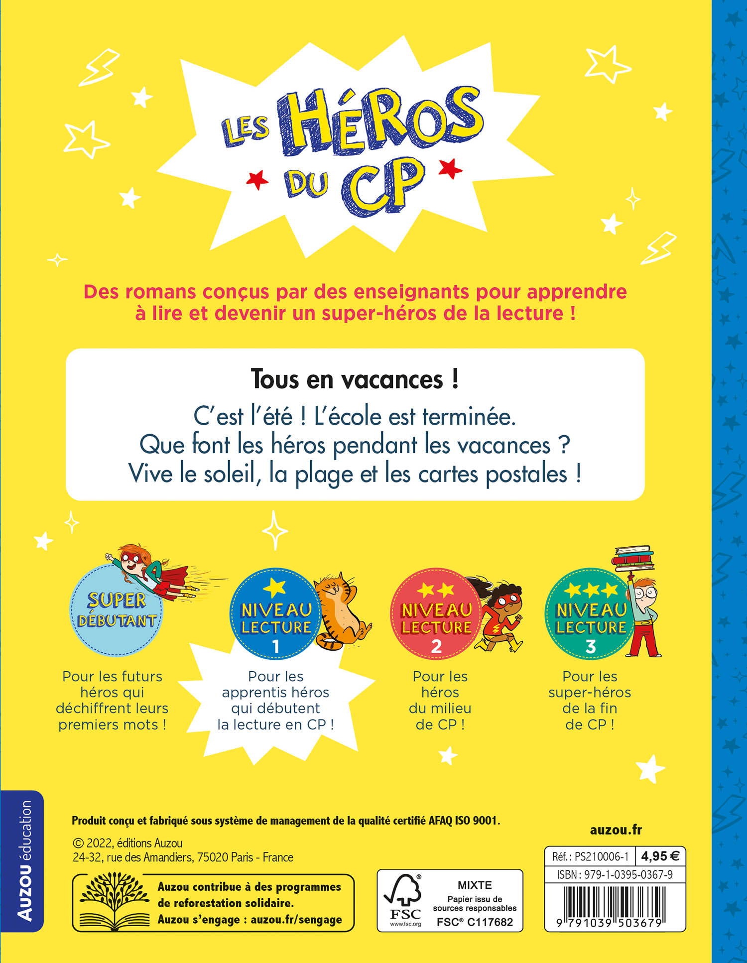 Les Héros Du Cp - Niveau 1 - Tous En Vacances !