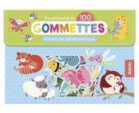 Ma pochette de 100 gommettes - Parents et bébés animaux