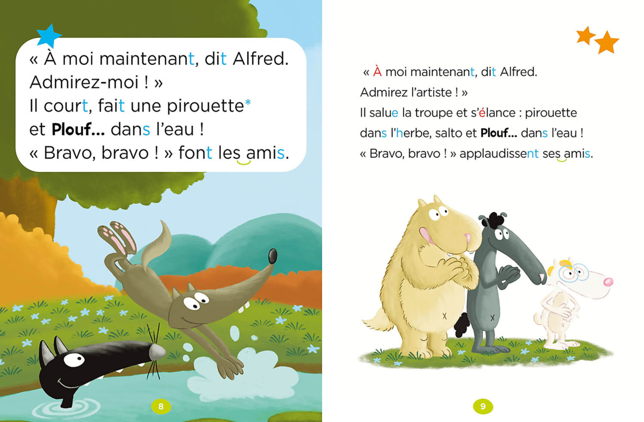 Mes Lectures Du Cp Avec Loup - Alfred Et Le Monstre De La Forêt