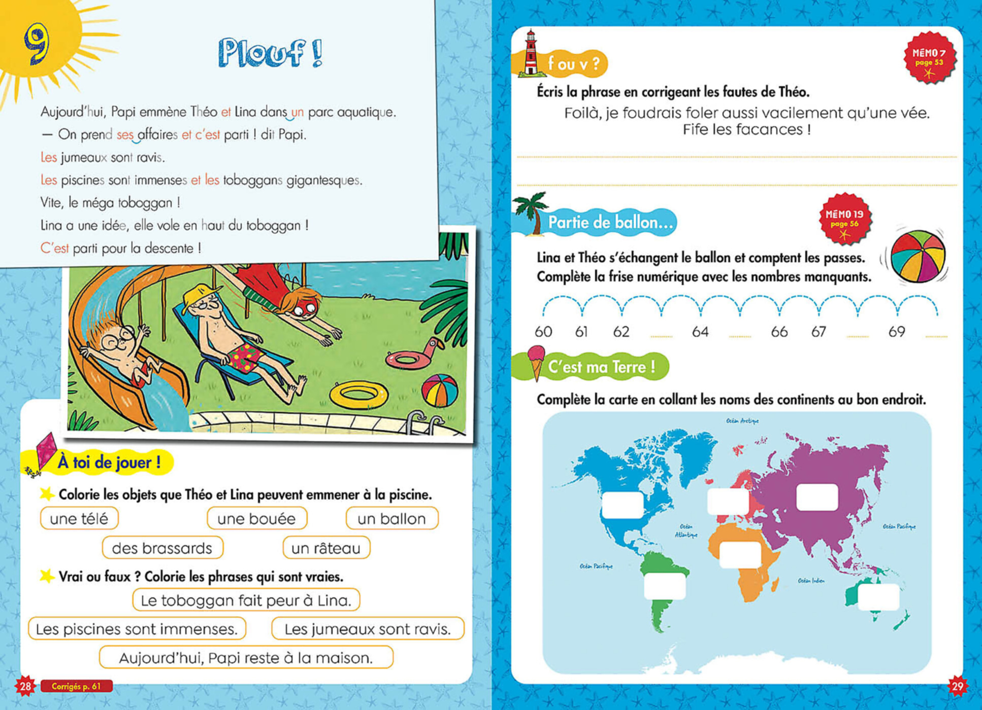 Les Héros Du Cp - Le Super Cahier De Vacances - Du Cp Au Ce1