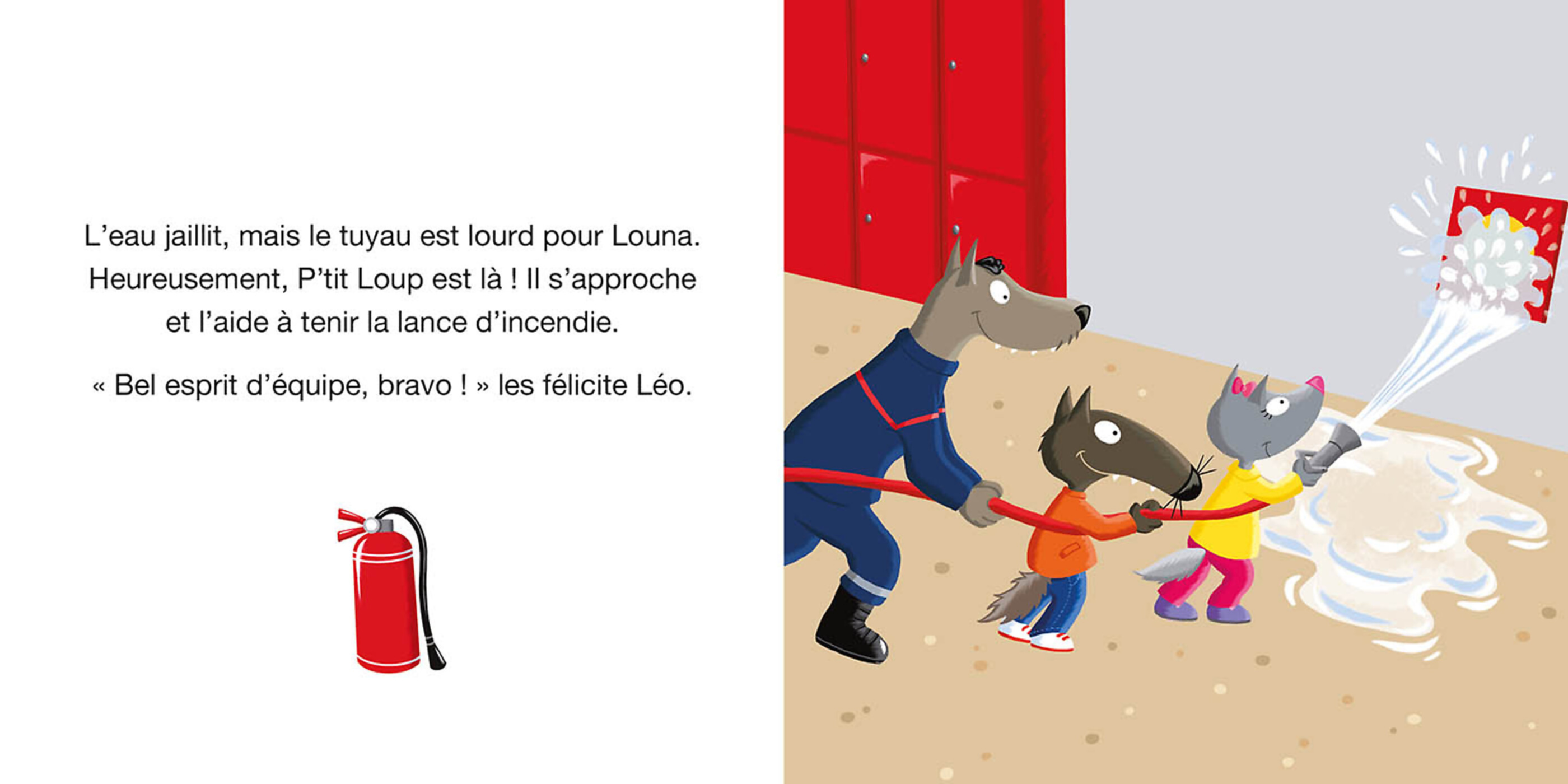 P'tit Loup Veut Devenir Pompier