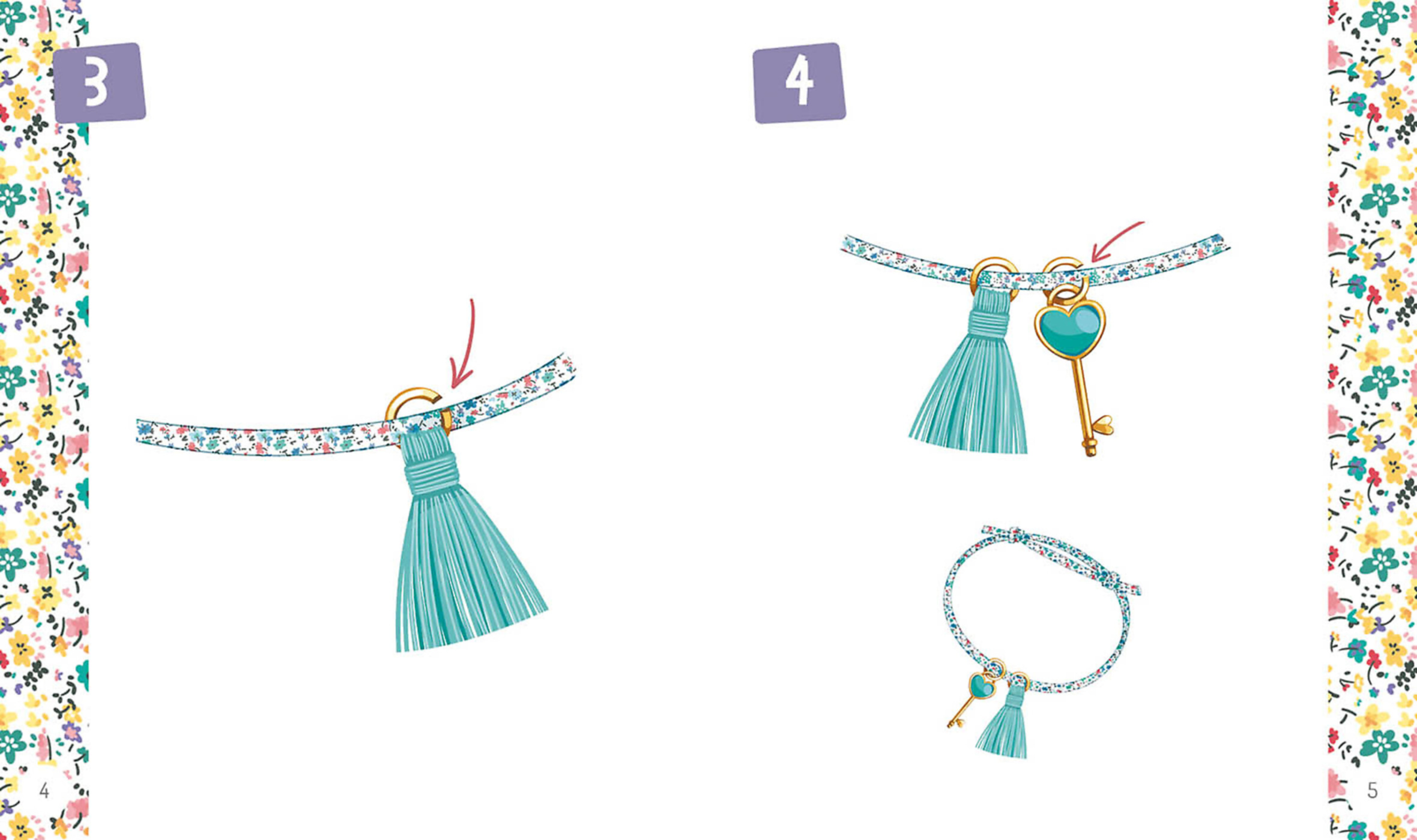 Mon Superbe Bijou - Mes Bracelets D'amitié En Liberty Mon Superbe Bijou - Mes Bracelets D'amitié En Liberty
