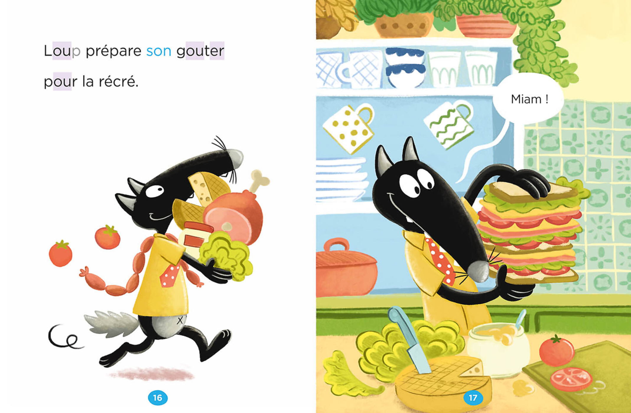 Mes Lectures Du Cp Avec Loup - La Rentrée Des Classes - Début De Cp Niveau 1