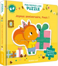 Mon premier livre puzzle - Joyeux anniversaire, pouic !