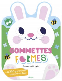 Gommettes formes - Coucou petit lapin