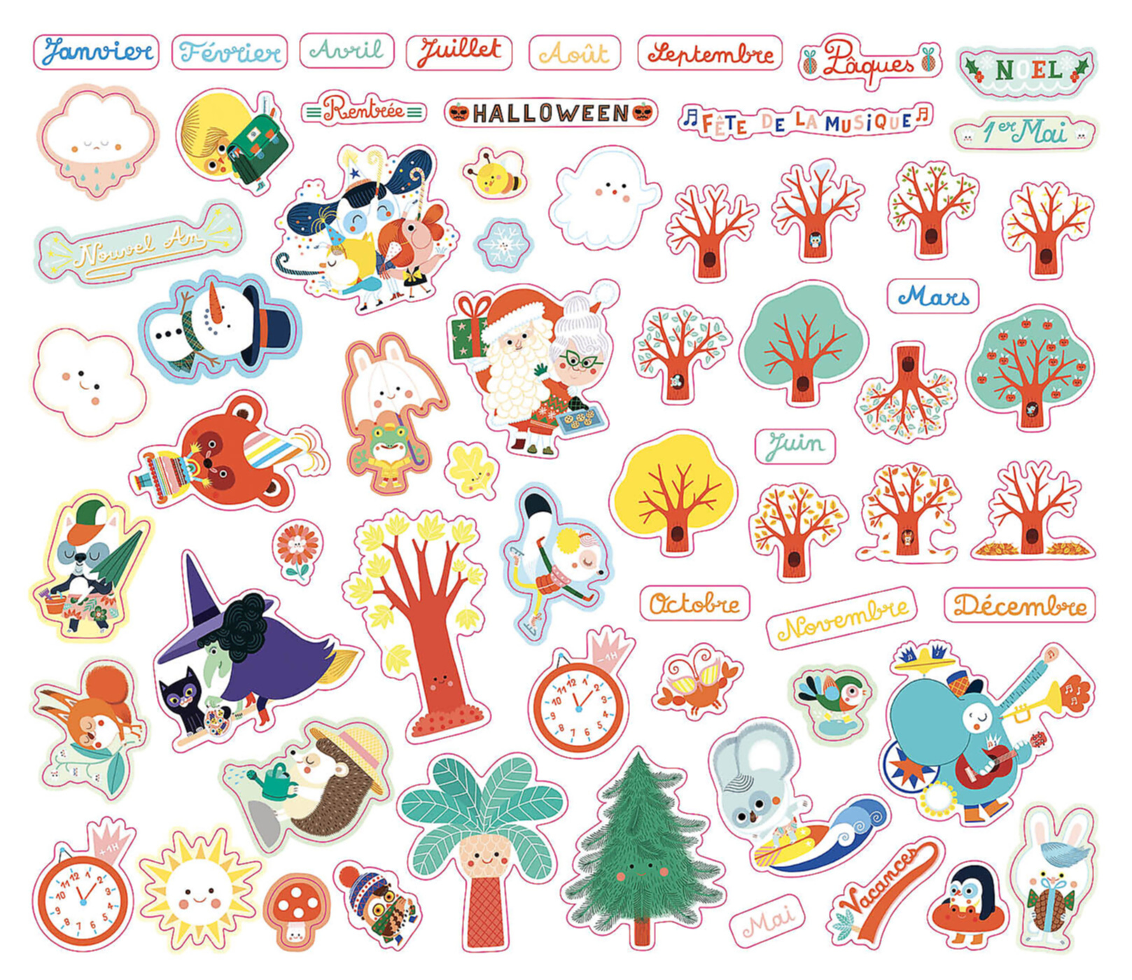 Ma Pochette D'aimants - Les Saisons Ma Pochette D'aimants - Les Saisons