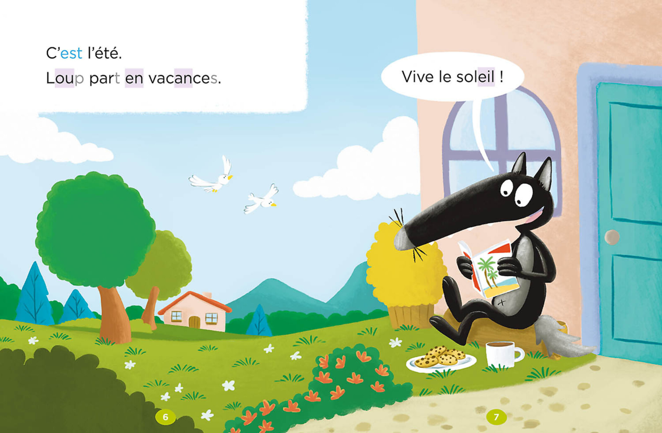 Mes Lectures De 1Re Primaire Avec Loup - Mes Lectures De 1Re Primaire Avec Loup - Les Vacances