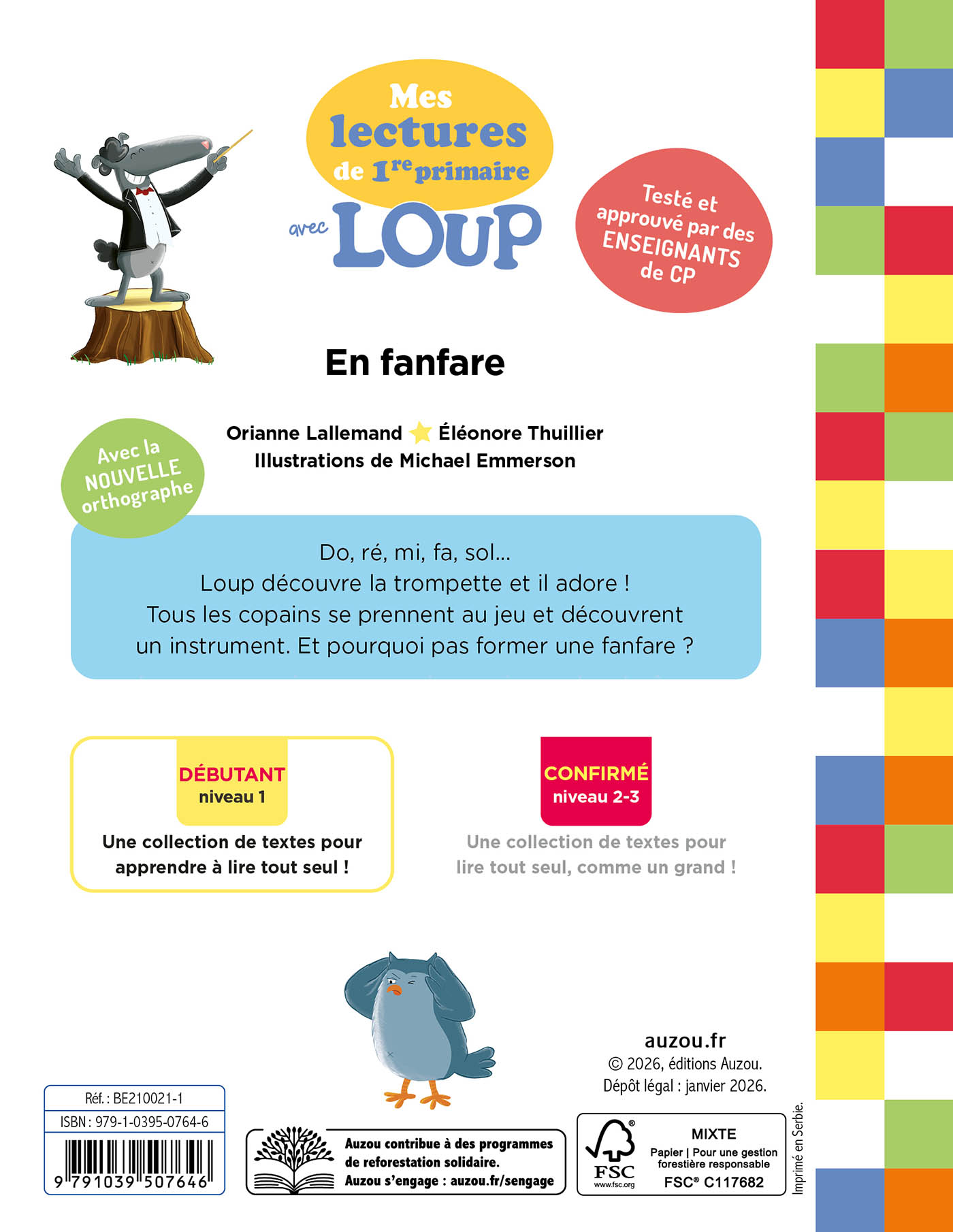 Mes Lectures De 1Re Primaire Avec Loup - Mes Lectures De 1Re Primaire Avec Loup - En Fanfare