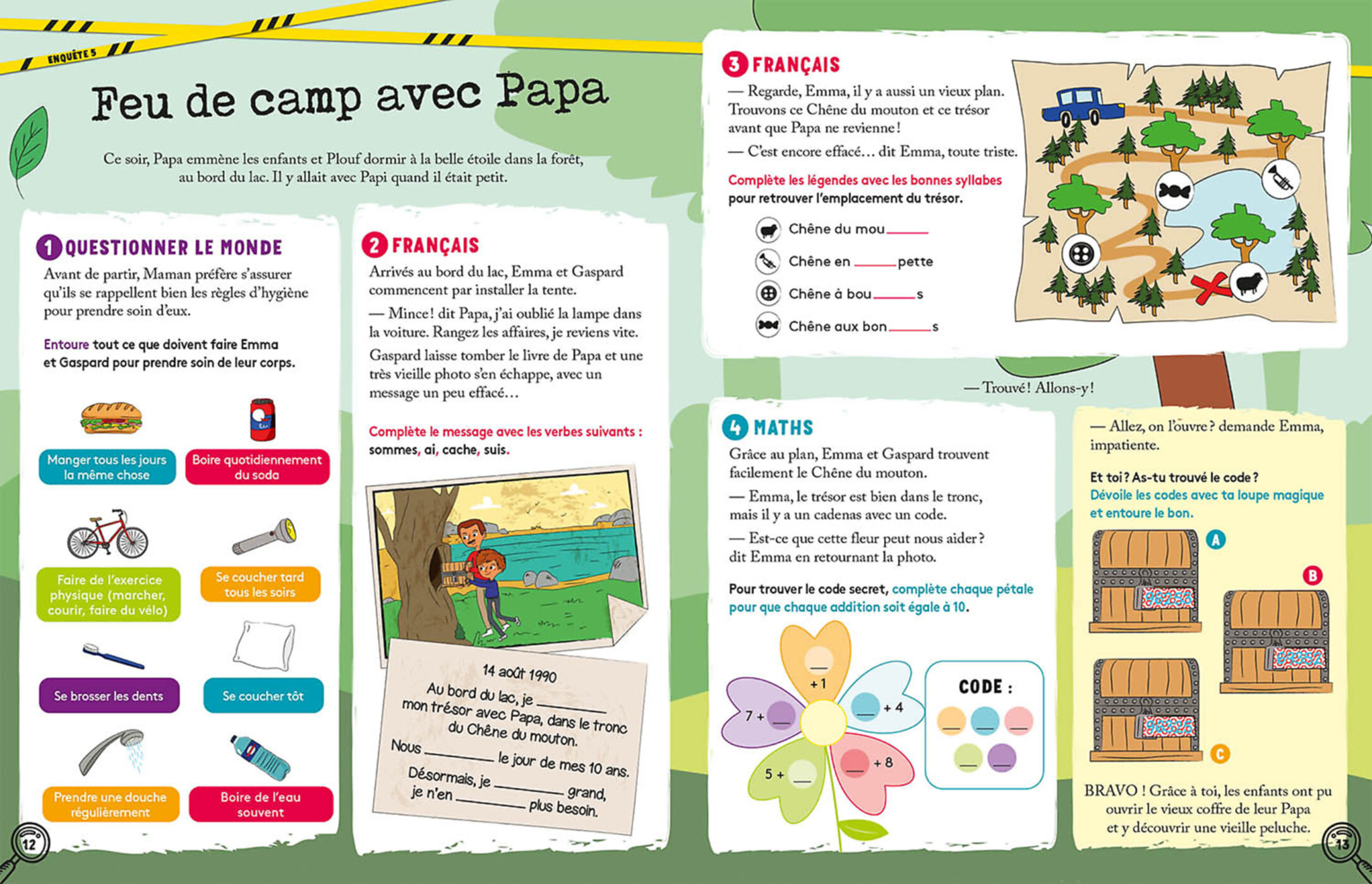 Enquêtes En Vacances - Du Cp Au Ce1 - 2026