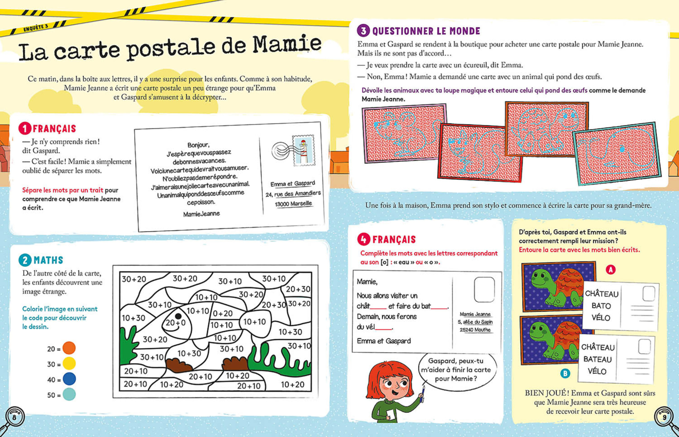 Enquêtes En Vacances - Du Cp Au Ce1 - 2026