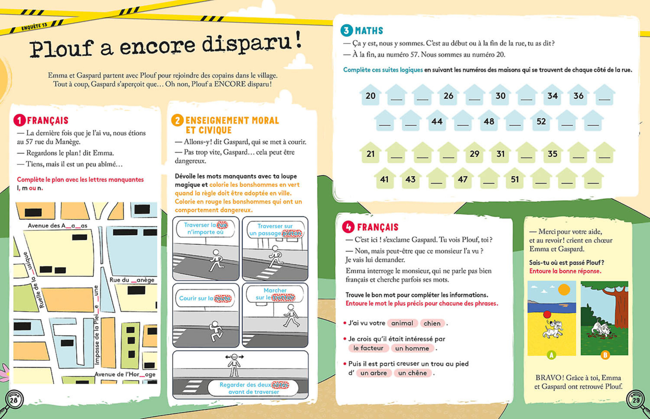 Enquêtes En Vacances - Du Cp Au Ce1 - 2026