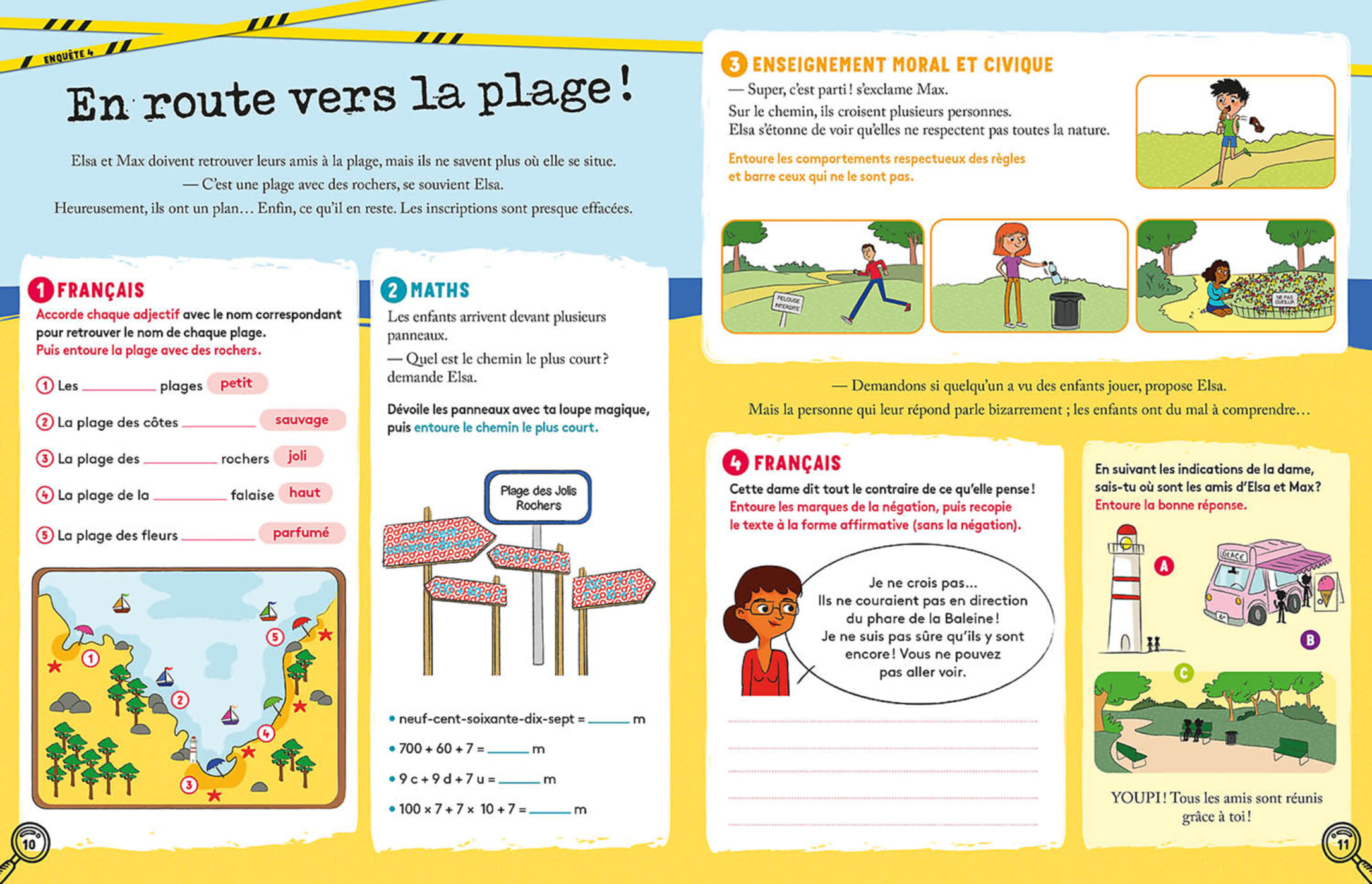 Enquêtes En Vacances - Du Ce1 Au Ce2 - 2026