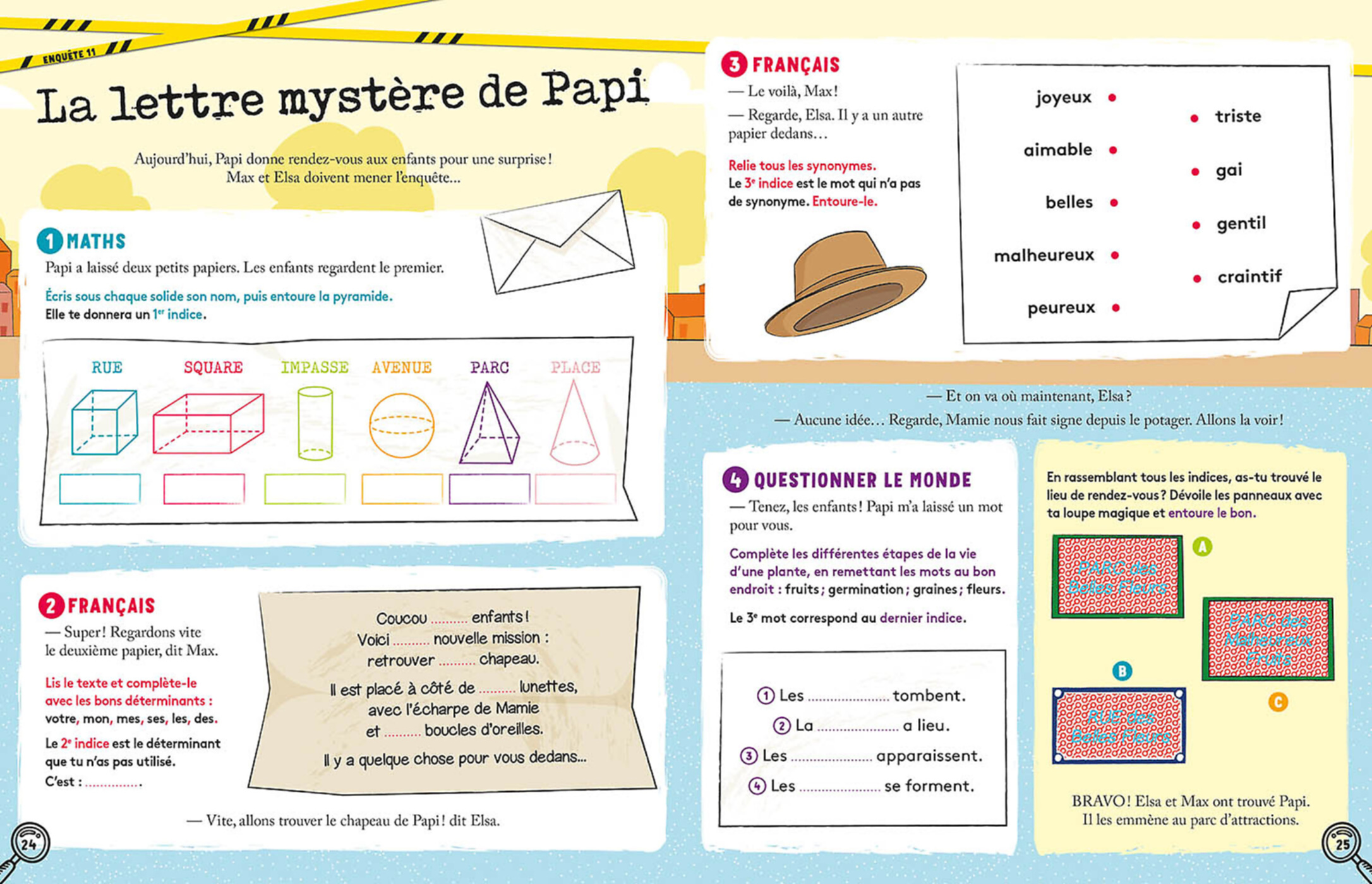 Enquêtes En Vacances - Du Ce1 Au Ce2 - 2026