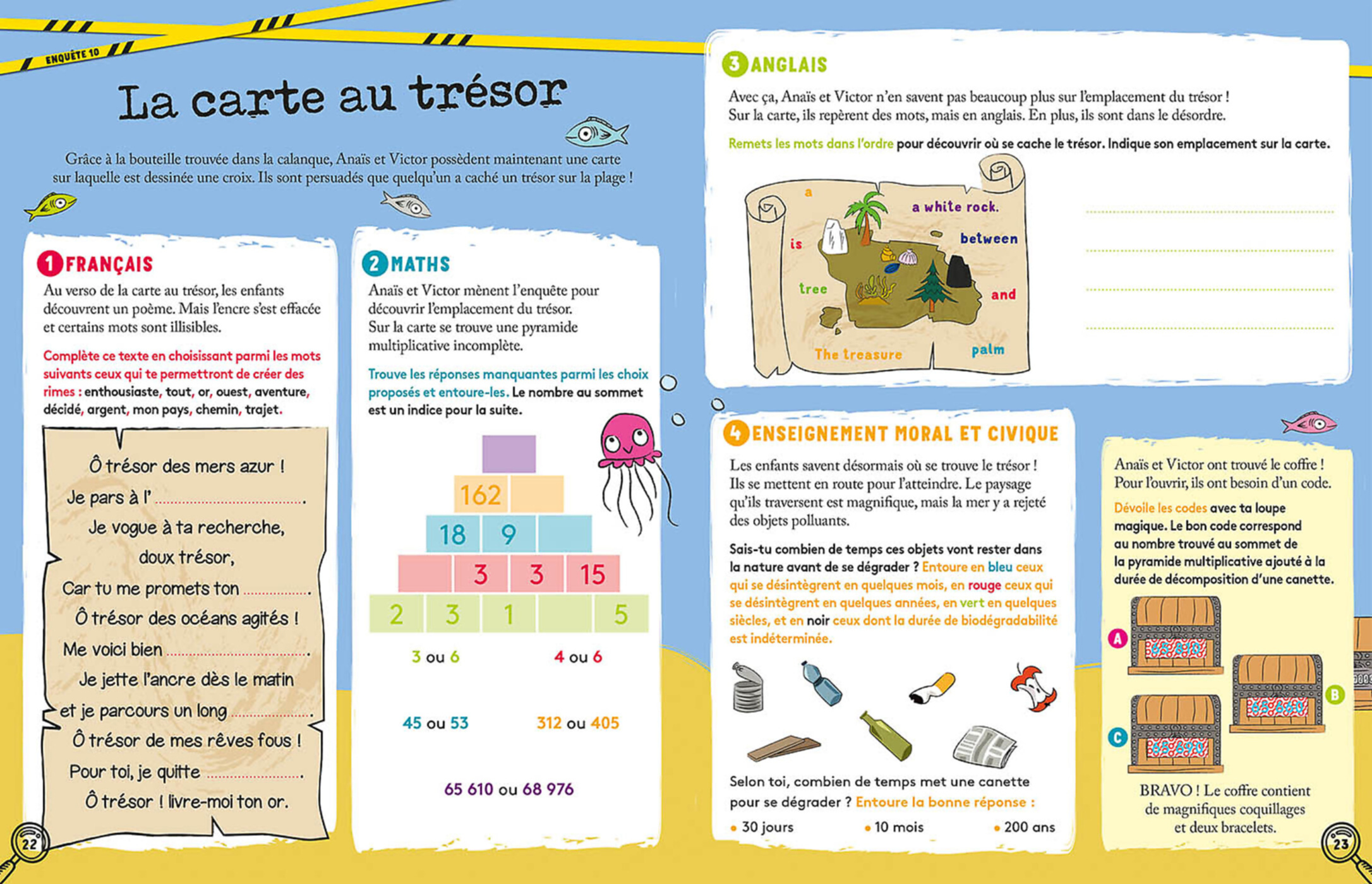 Enquêtes En Vacances - Du Cm1 Au Cm2 - 2026
