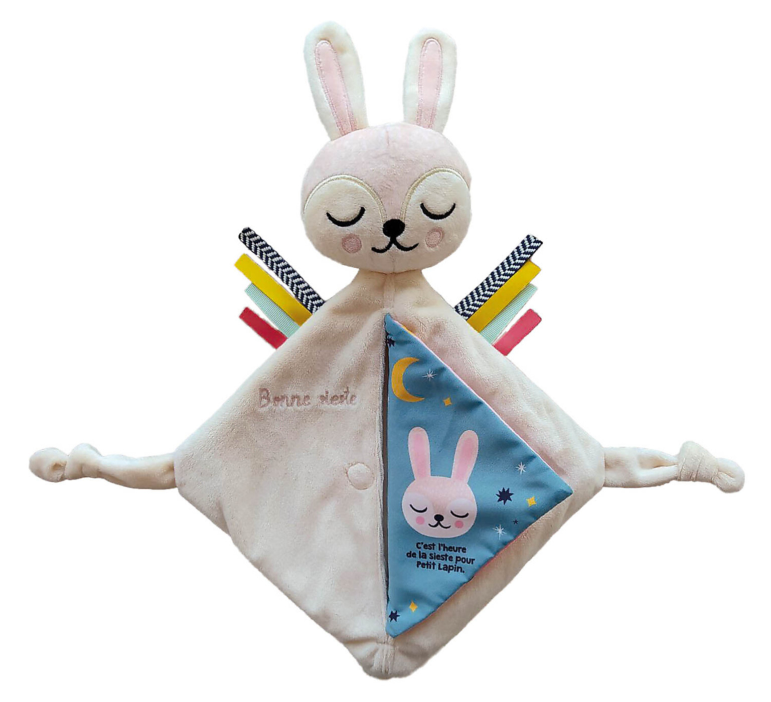Livre Tissu Doudou - Bonne Sieste, Mon Lapin