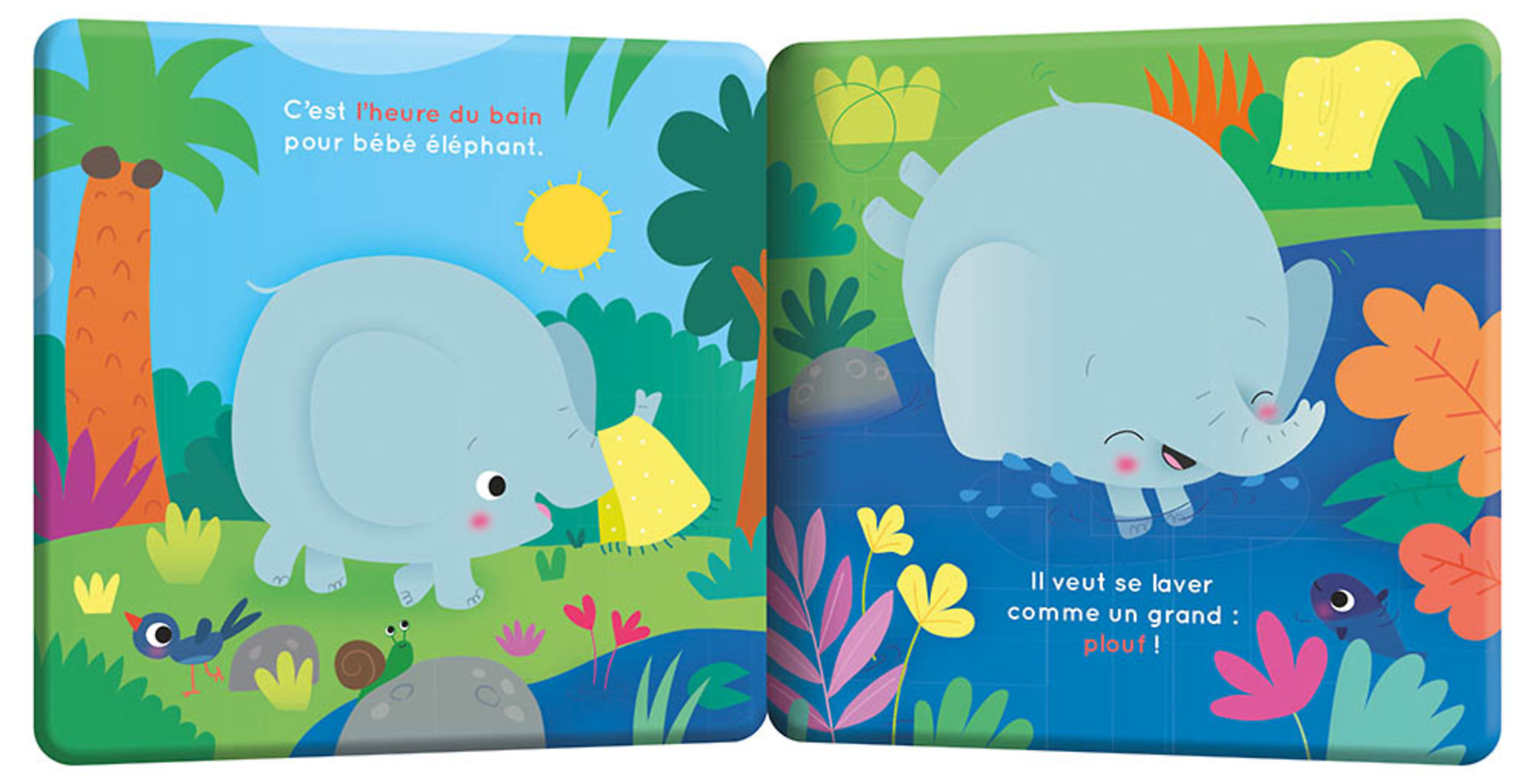 Mon Premier Livre De Bain - Au Bain Bébé Éléphant !
