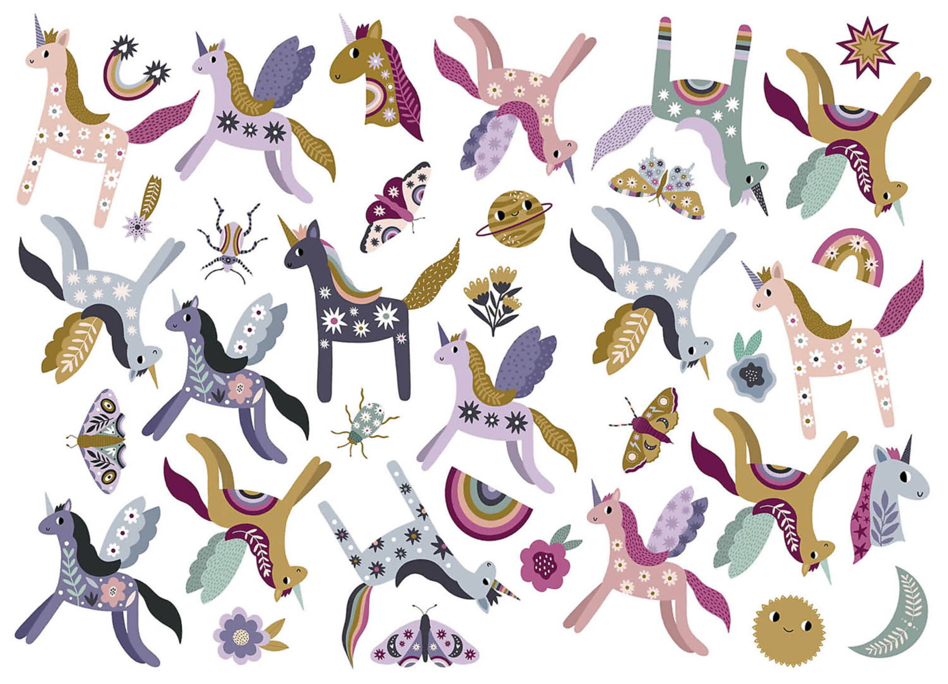 Mes P'tits Tattoos - Licornes