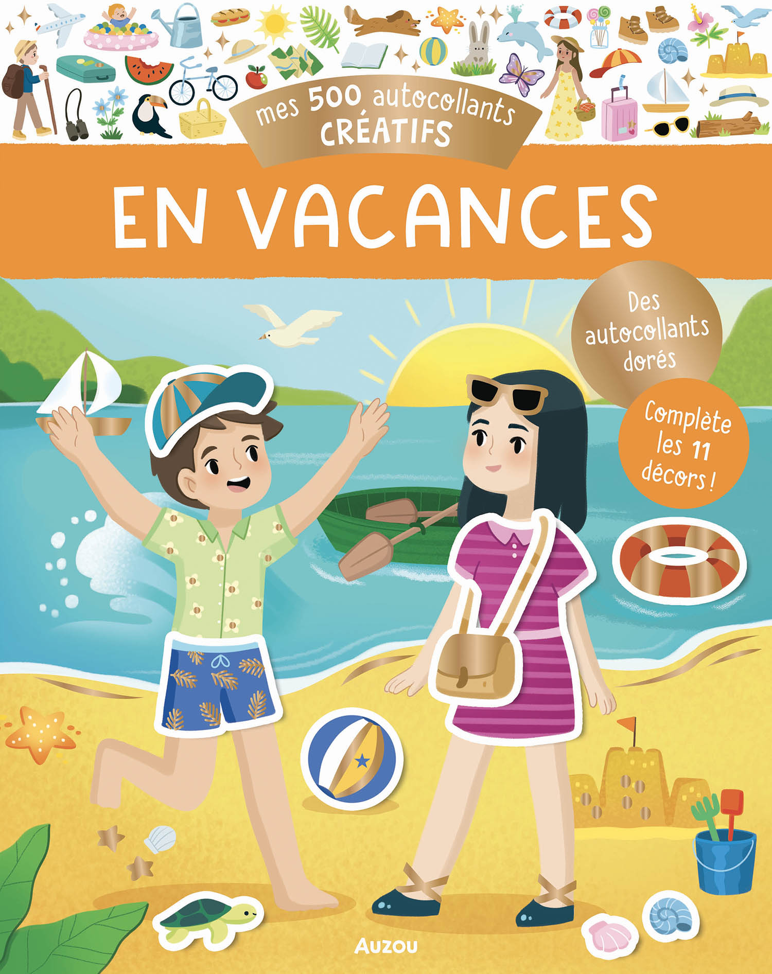 Mes 500 Autocollants Créatifs - En Vacances