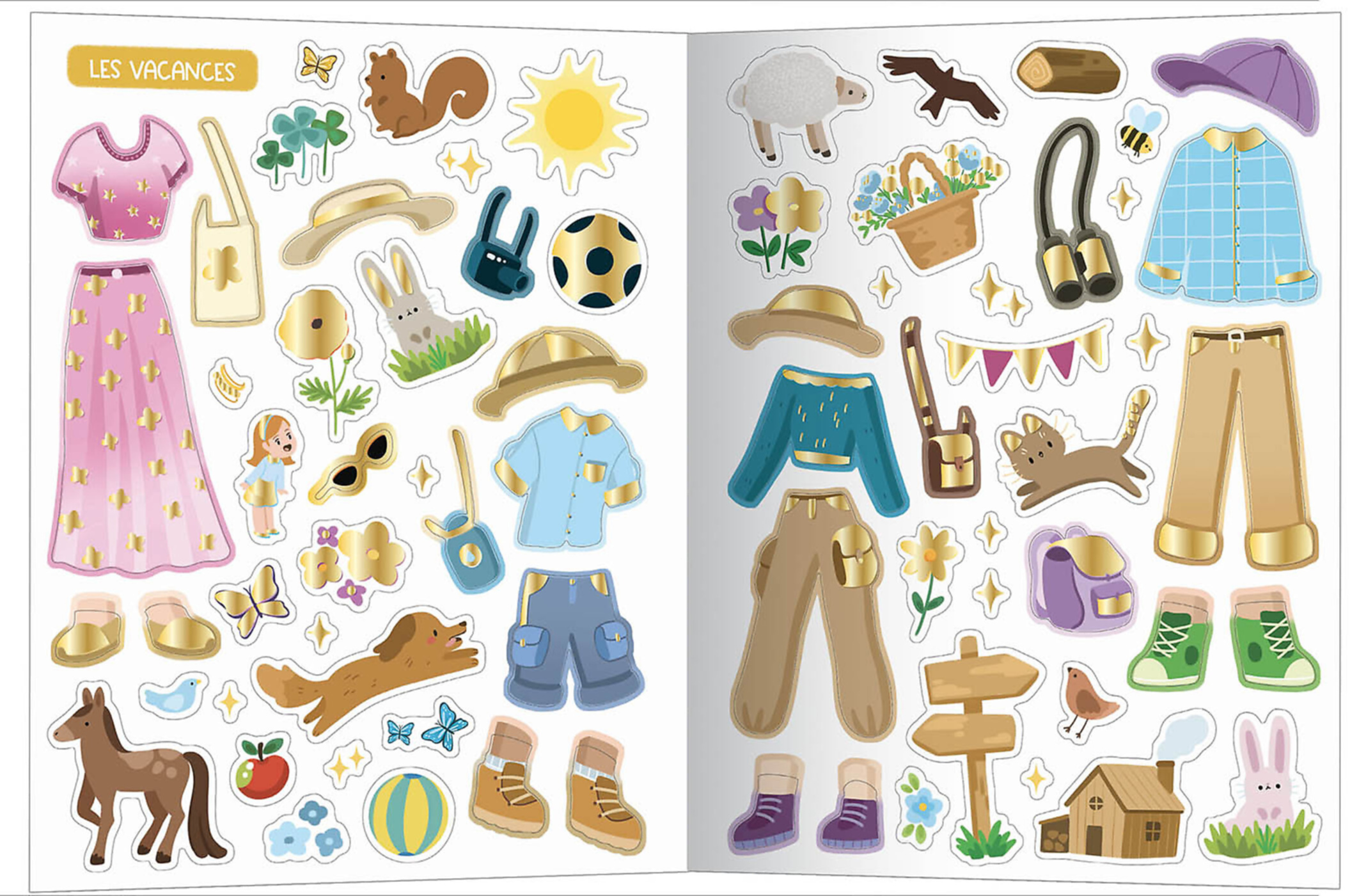 Mes 500 Autocollants Créatifs - En Vacances