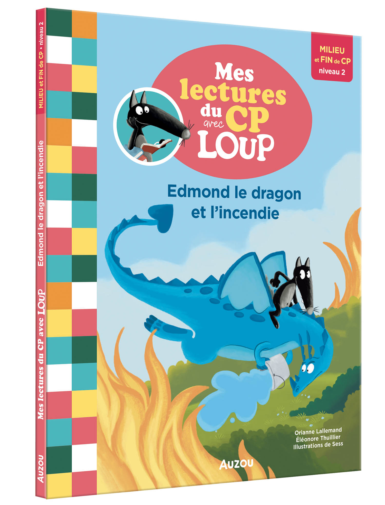 Mes Lectures Du Cp Avec Loup - Edmond Le Dragon Et L'incendie Mes Lectures Du Cp Avec Loup - Edmond Le Dragon Et L'incendie
