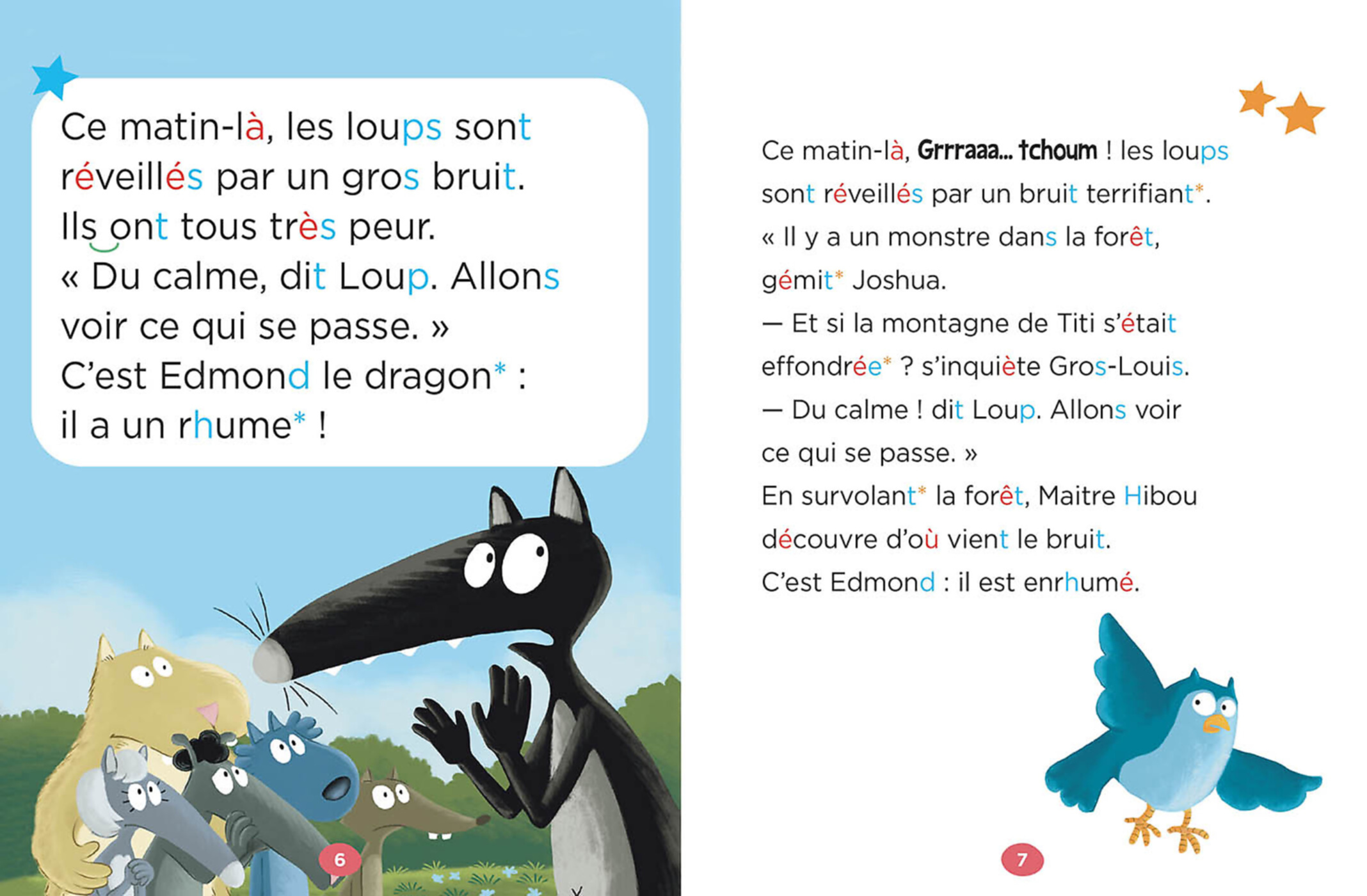 Mes Lectures Du Cp Avec Loup - Edmond Le Dragon Et L'incendie Mes Lectures Du Cp Avec Loup - Edmond Le Dragon Et L'incendie