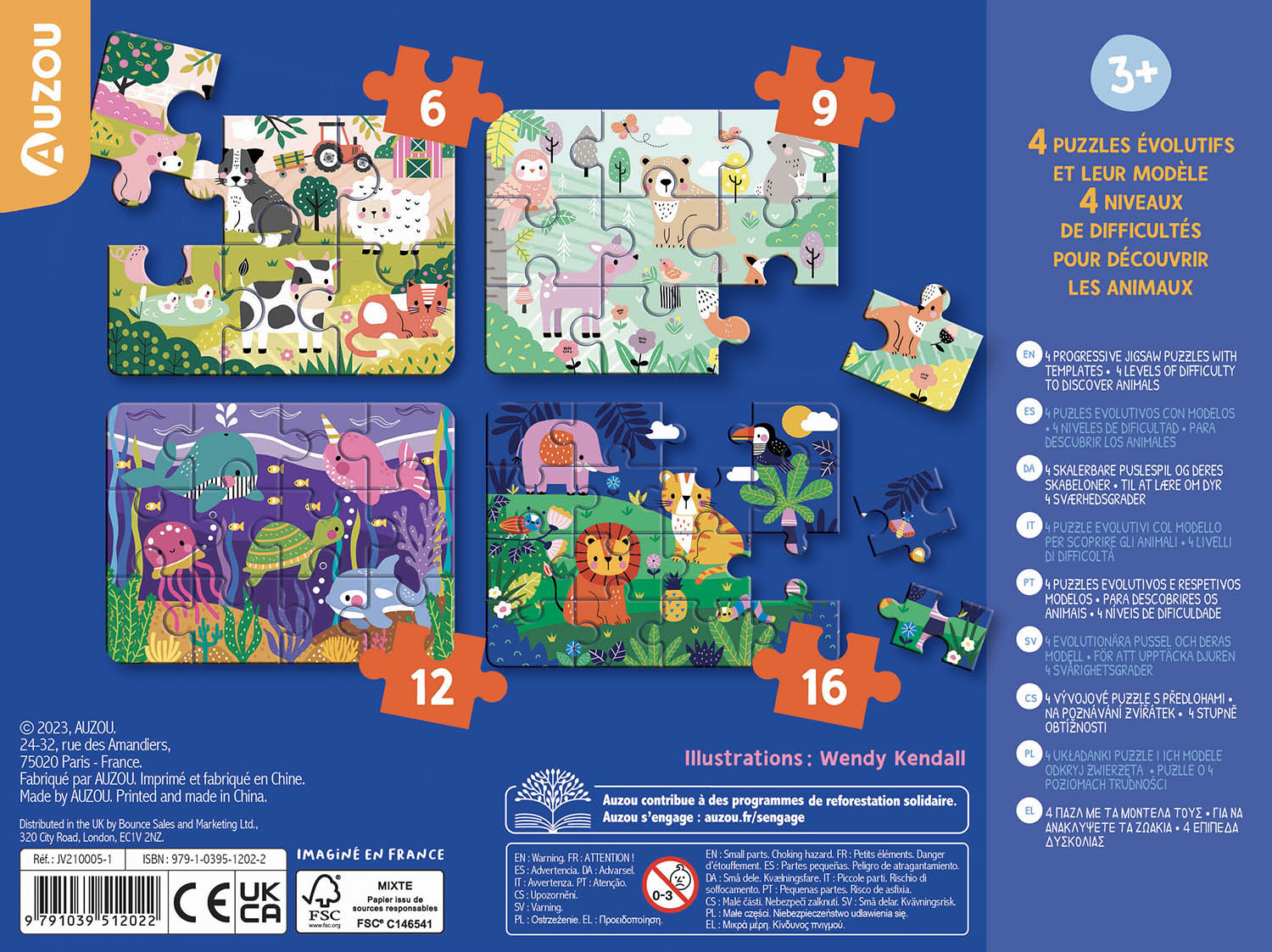 Mes 4 Puzzles Évolutifs Mes 4 Puzzles Évolutifs