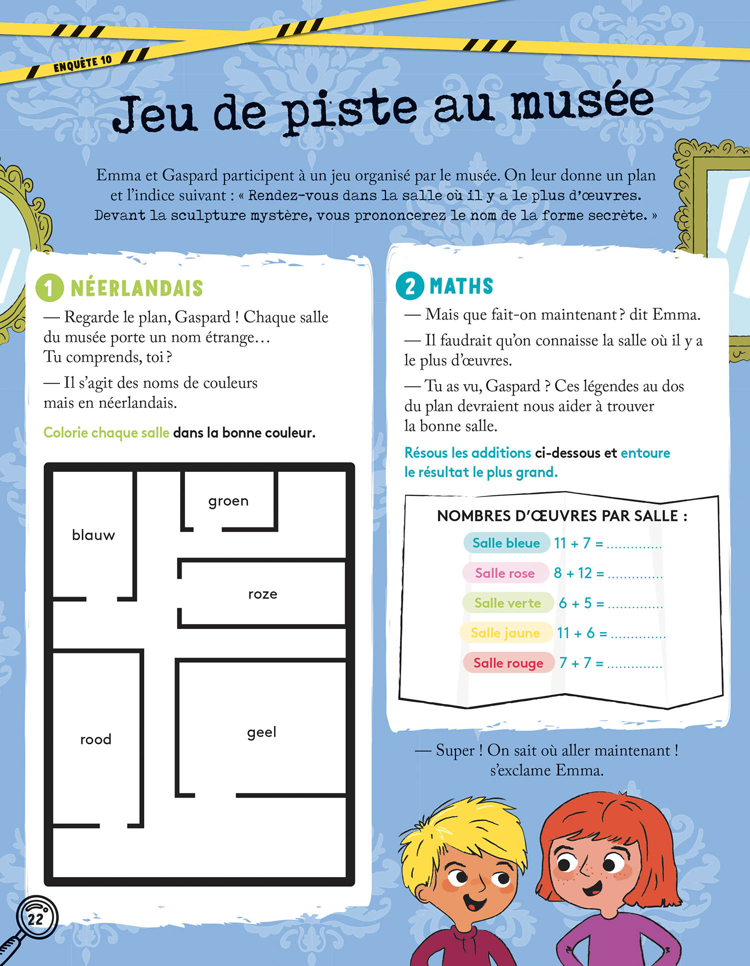 J'enquête En Vacances - En Route Vers La 2E Primaire