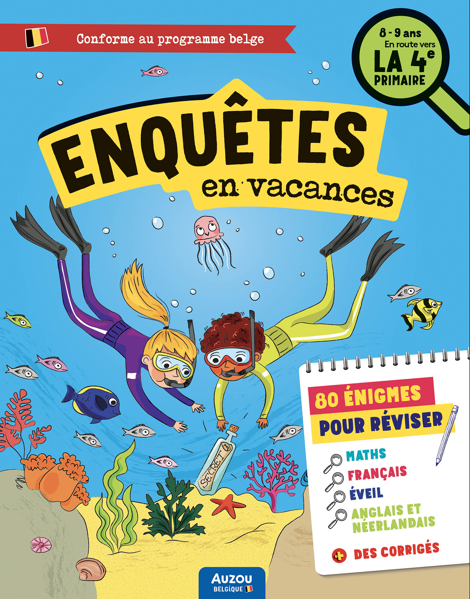 J'enquête En Vacances - En Route Vers La 4E Primaire