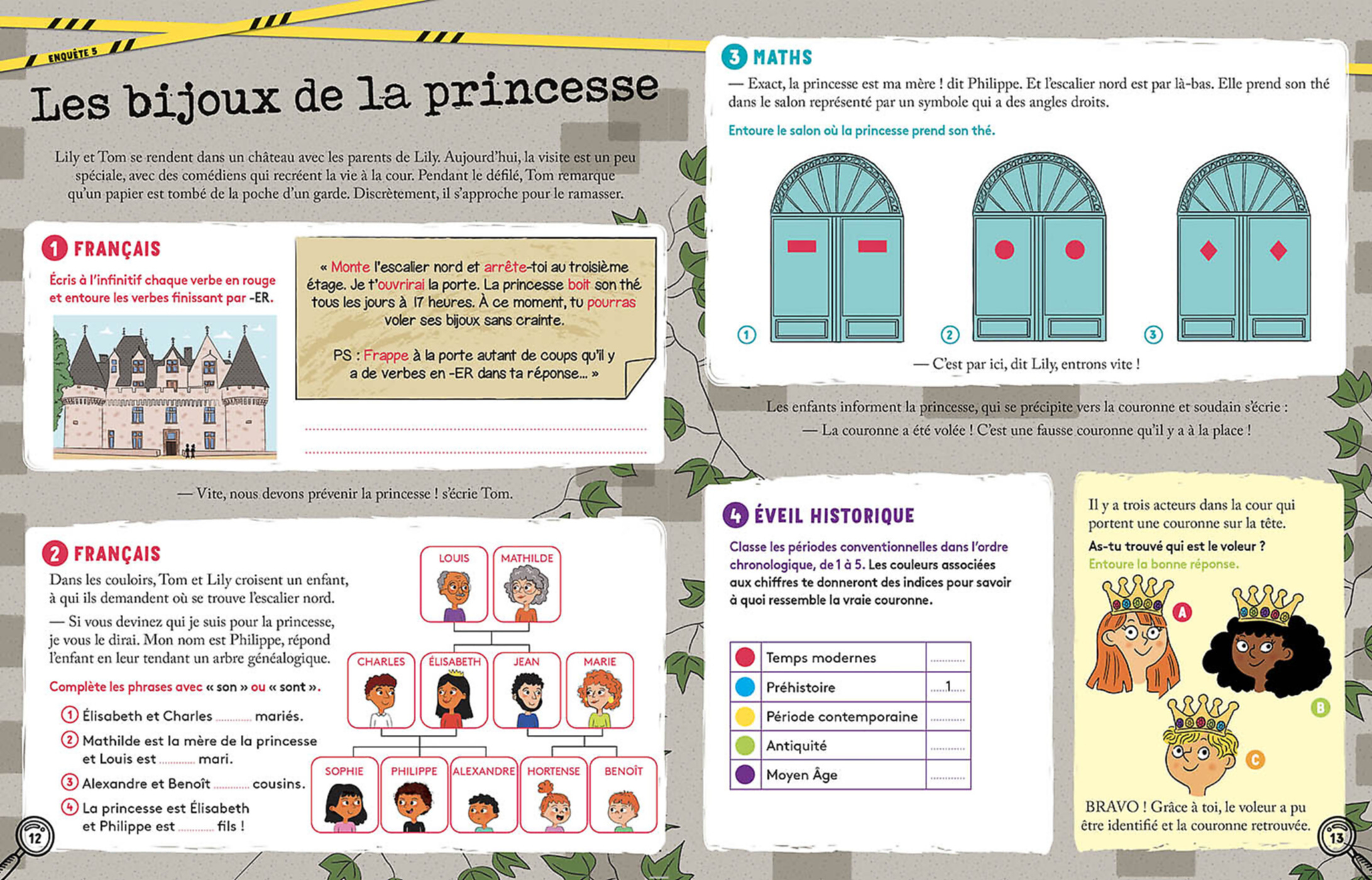 J'enquête En Vacances - En Route Vers La 4E Primaire