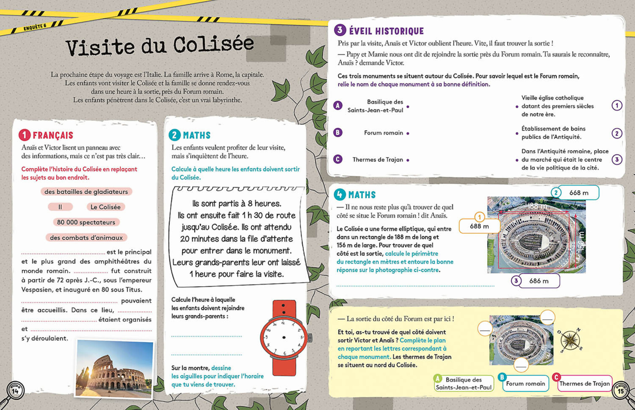 J'enquête En Vacances - En Route Vers La 5E Primaire J'enquête En Vacances - En Route Vers La 5E Primaire
