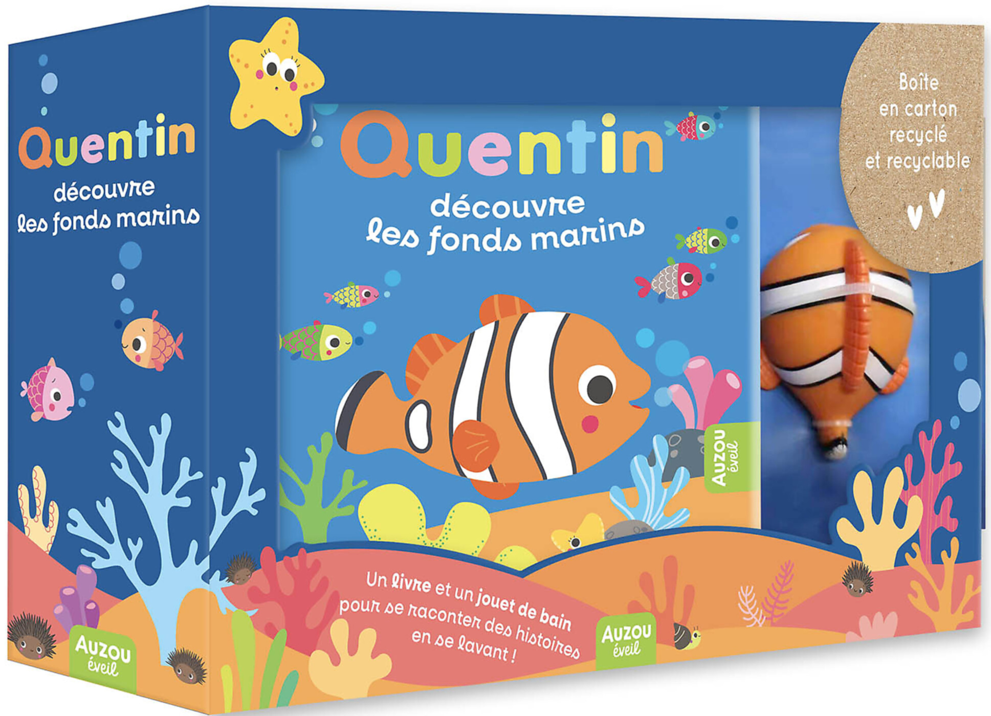 Mon Premier Livre De Bain - Quentin Découvre Les Fonds Marins