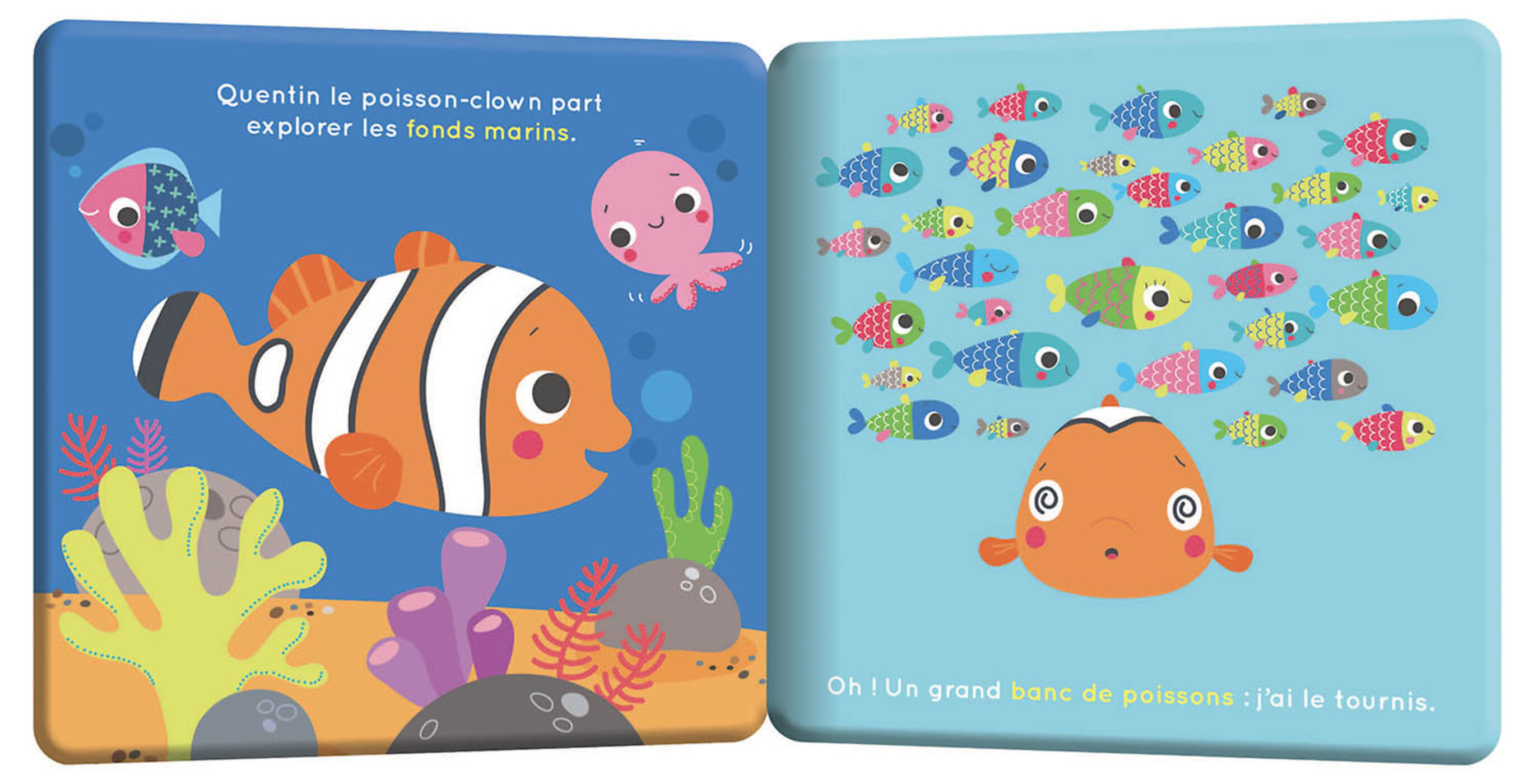 Mon Premier Livre De Bain - Quentin Découvre Les Fonds Marins Mon Premier Livre De Bain - Quentin Découvre Les Fonds Marins