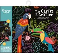 Ma pochette d'artiste - Mes cartes à gratter - Oiseaux fantastiques ne Ma pochette d'artiste - Mes cartes à gratter - Oiseaux fantastiques ne