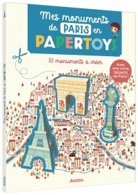 Mes monuments de paris en papertoys (édition 2022)
