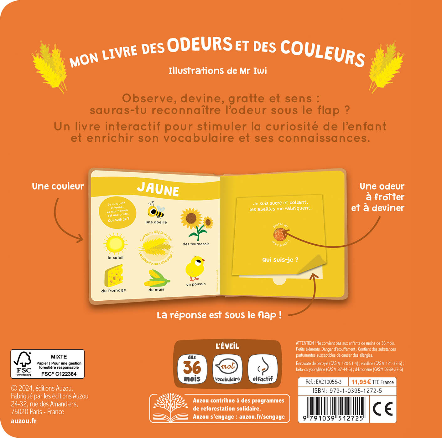 Mon Livre Des Odeurs Et Des Couleurs - La Ferme Mon Livre Des Odeurs Et Des Couleurs - La Ferme