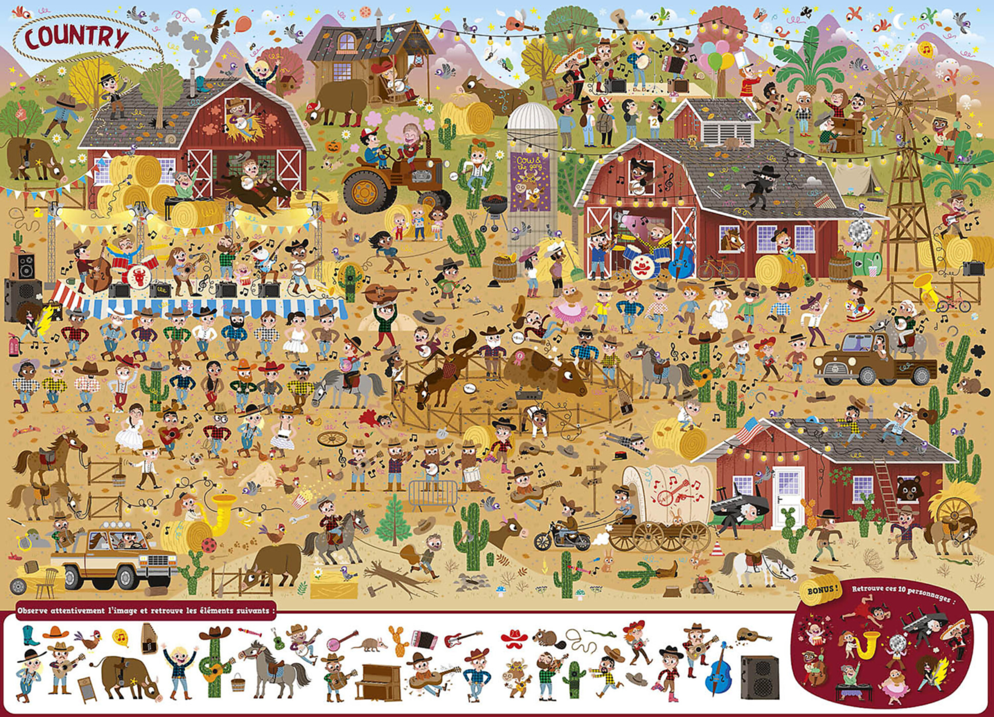 Cherche Et Trouve Géant - En Avant La Musique !