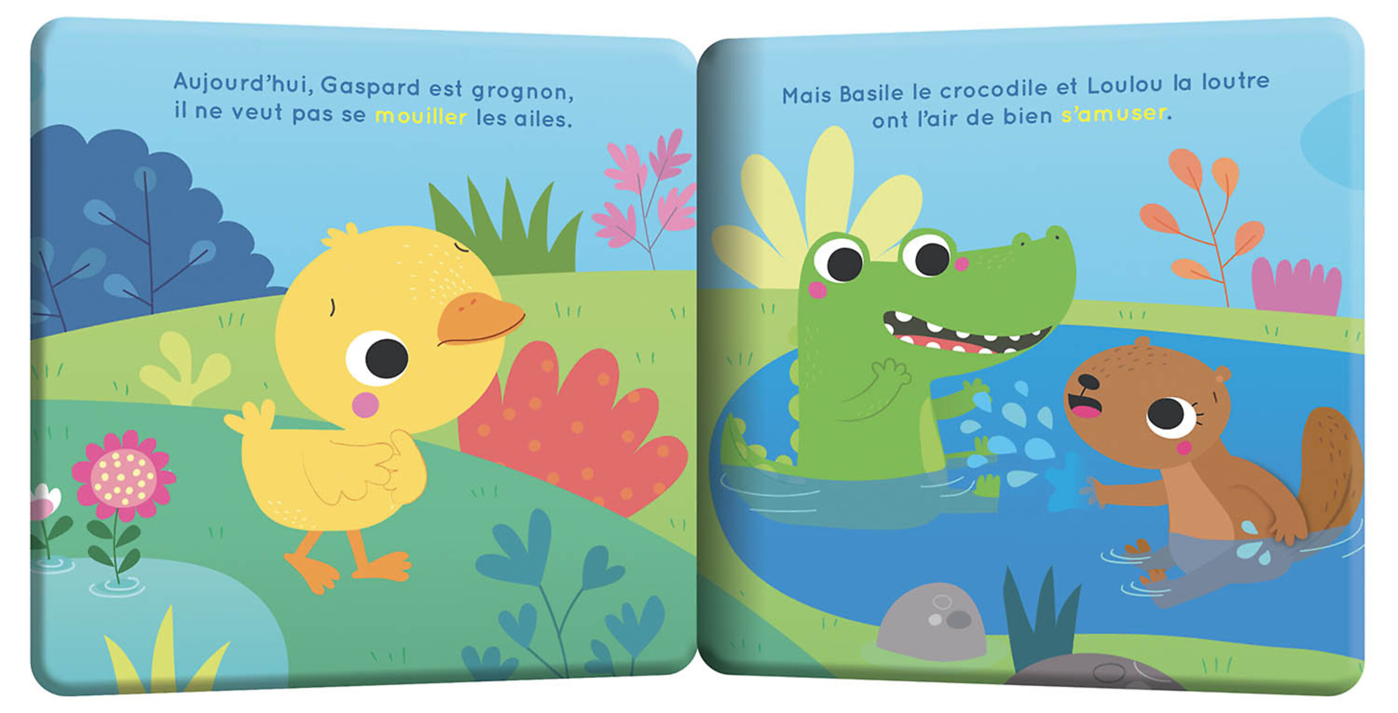 Mon Premier Livre De Bain - Gaspard Le Canard Mon Premier Livre De Bain - Gaspard Le Canard