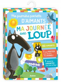Ma pochette d'aimants - Ma journée avec loup