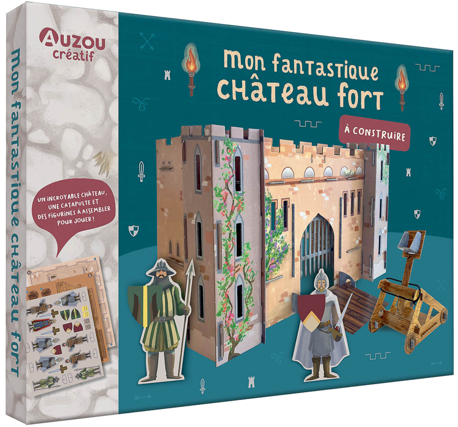 Mon Coffret D'artiste - Mon Fantastique Château Fort À Construire